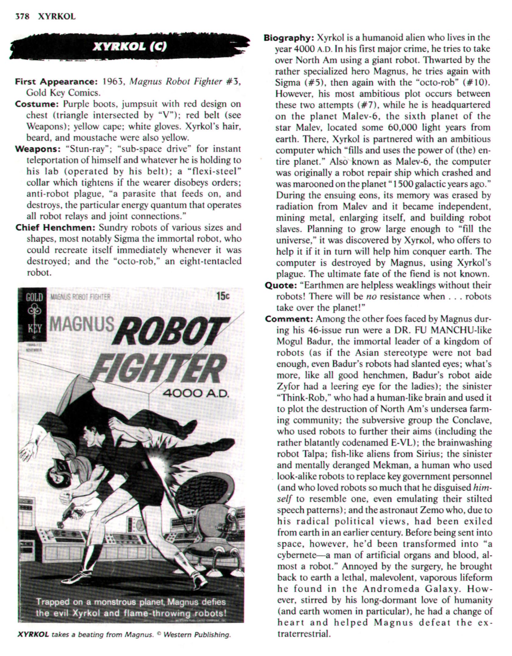 Read online The Encyclopedia of Super Villains comic -  Issue # TPB (Part 2) - 169