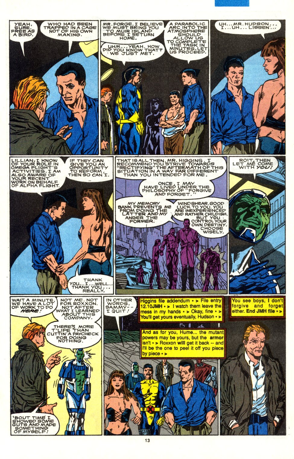 Read online Alpha Flight (1983) comic -  Issue #90 - 11