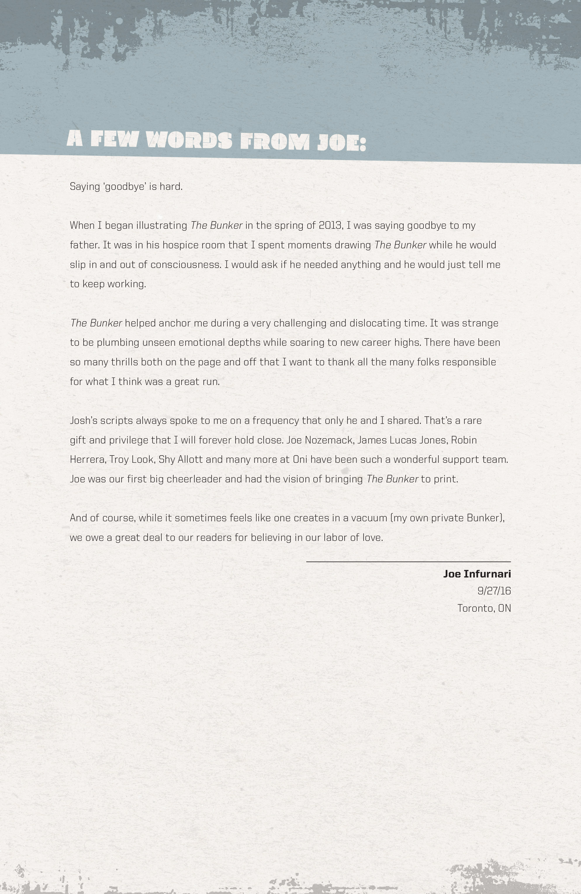 Read online The Bunker (2014) comic -  Issue #19 - 27