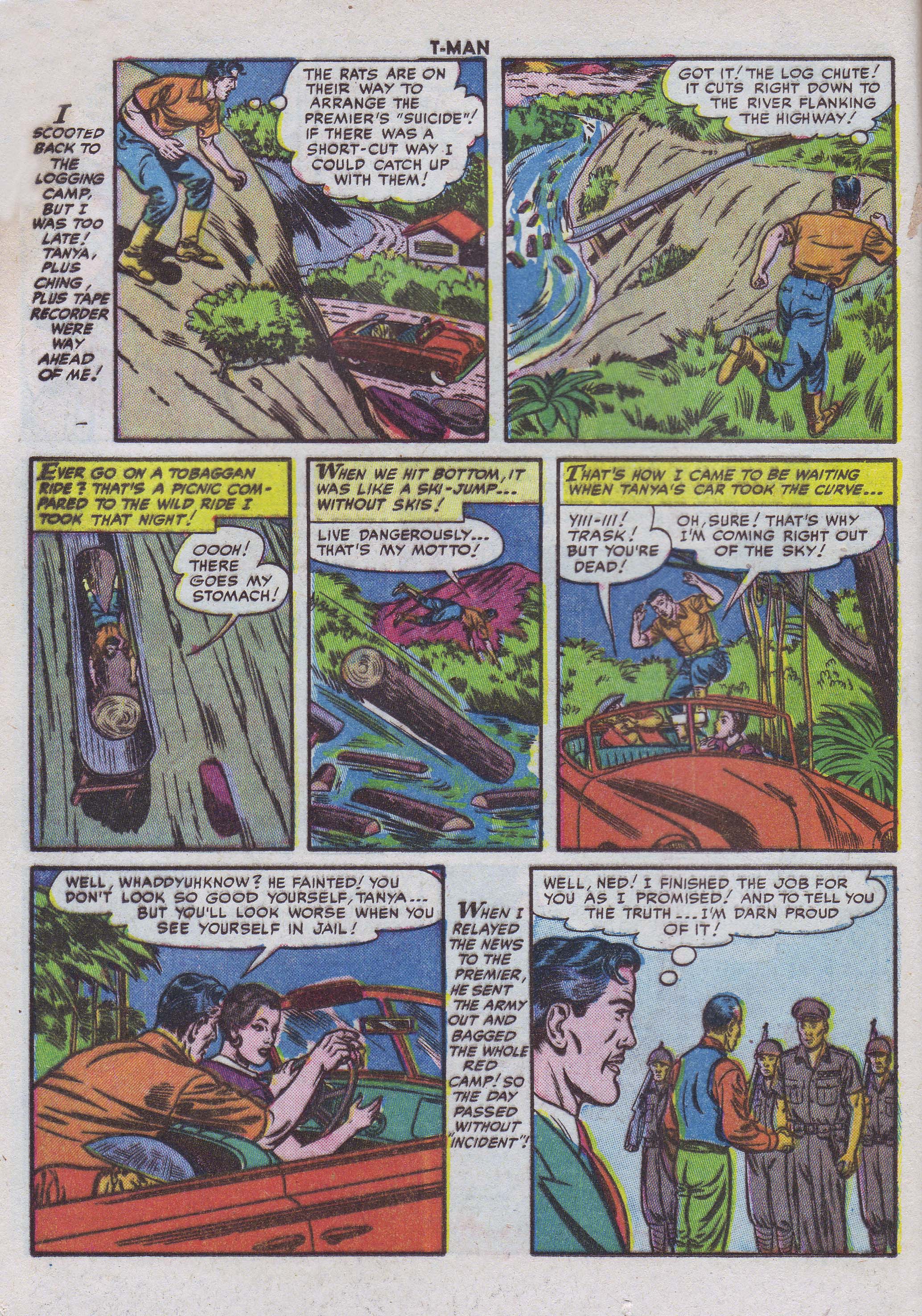 Read online T-Man: World Wide Trouble Shooter comic -  Issue #8 - 12