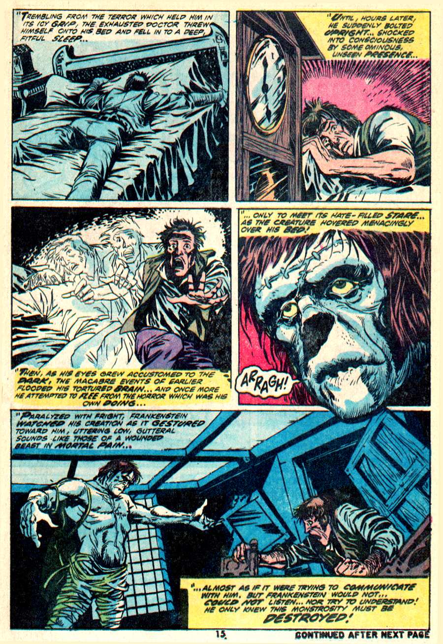 Read online Frankenstein (1973) comic -  Issue #1 - 12