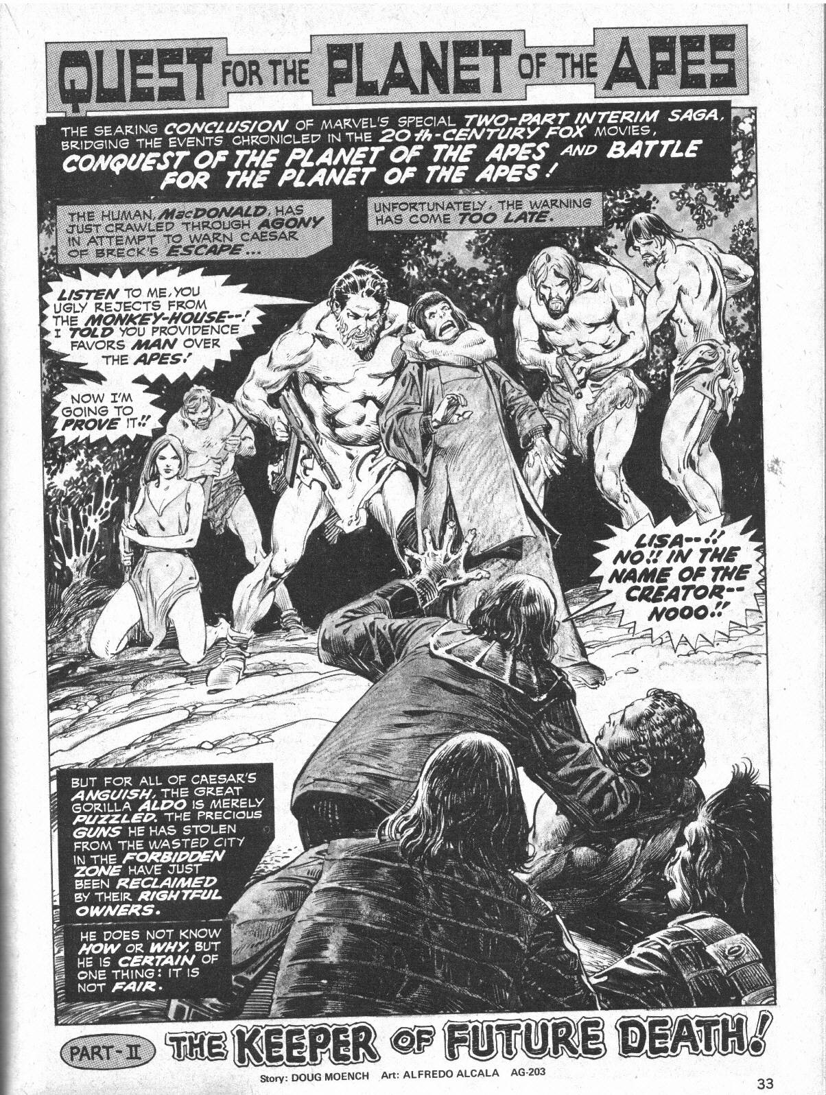 Read online Planet of the Apes comic -  Issue #22 - 34