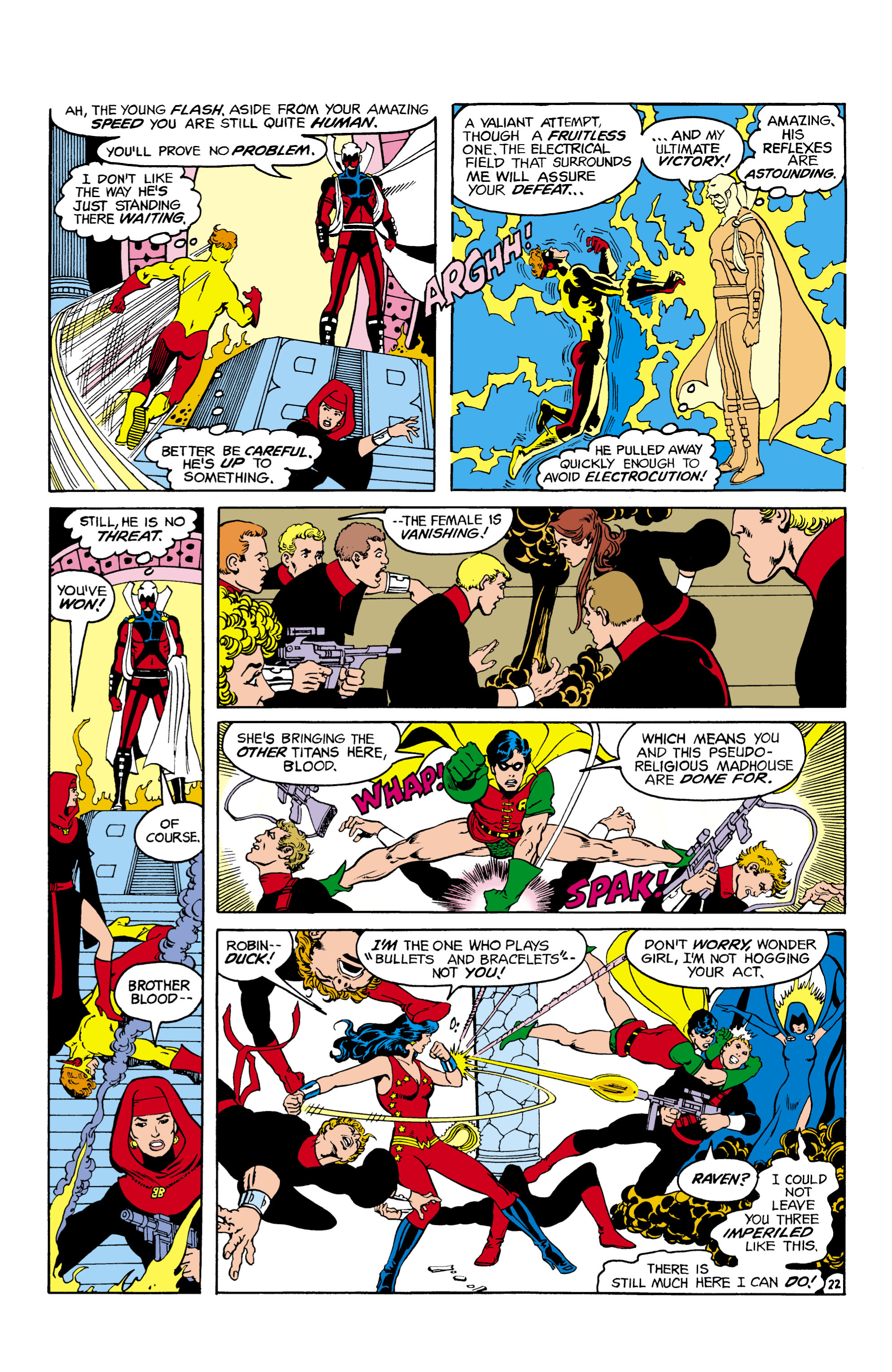 Read online The New Teen Titans (1980) comic -  Issue #21 - 23