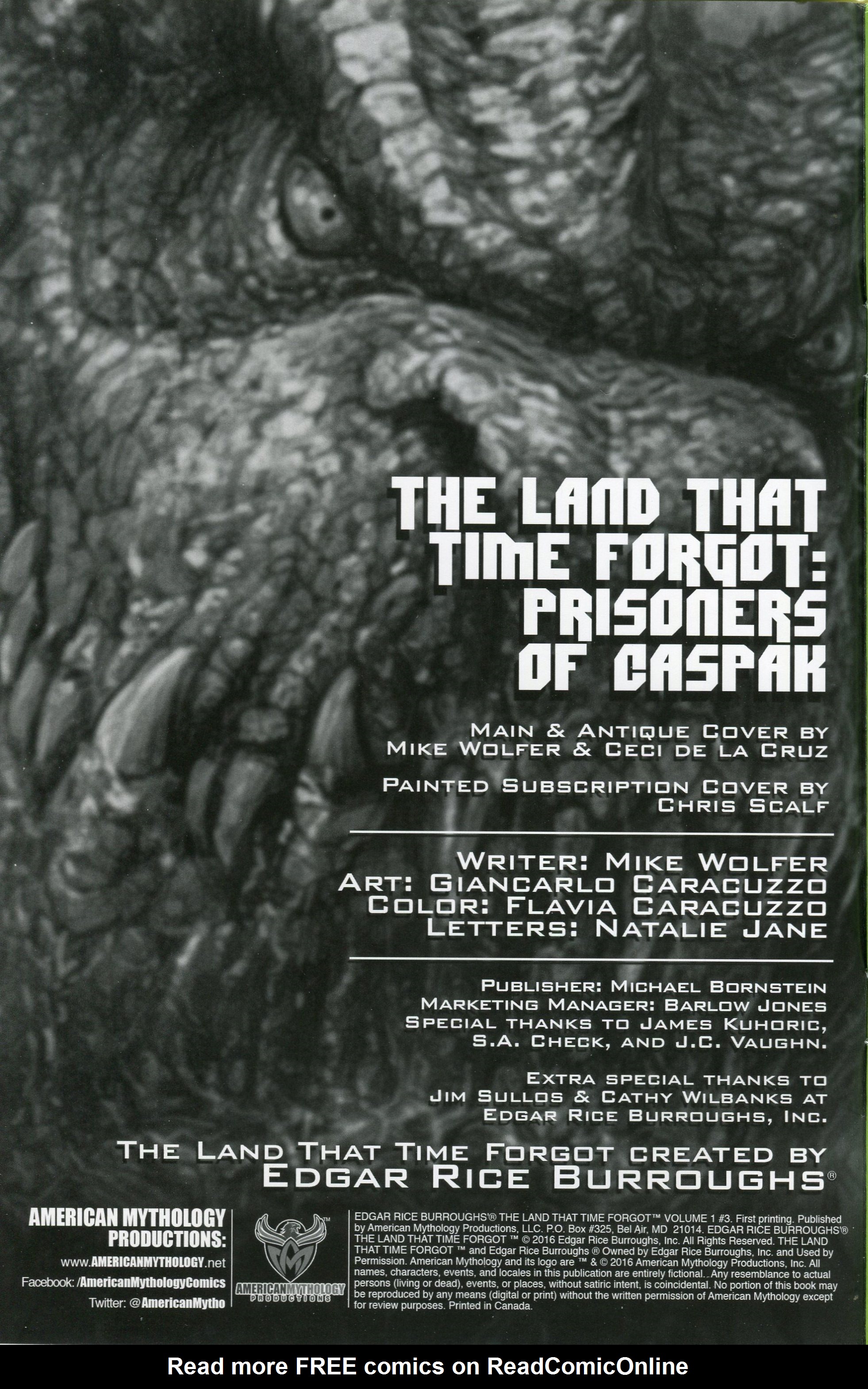 Read online Edgar Rice Burroughs The Land That Time Forgot comic -  Issue #3 - 2