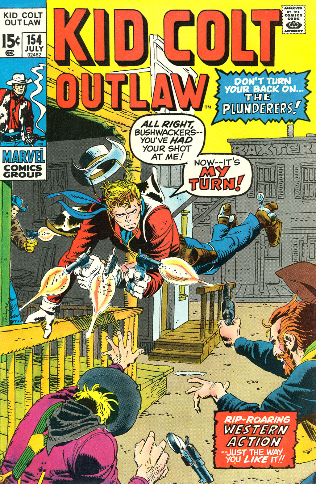 Read online Kid Colt Outlaw comic -  Issue #154 - 1
