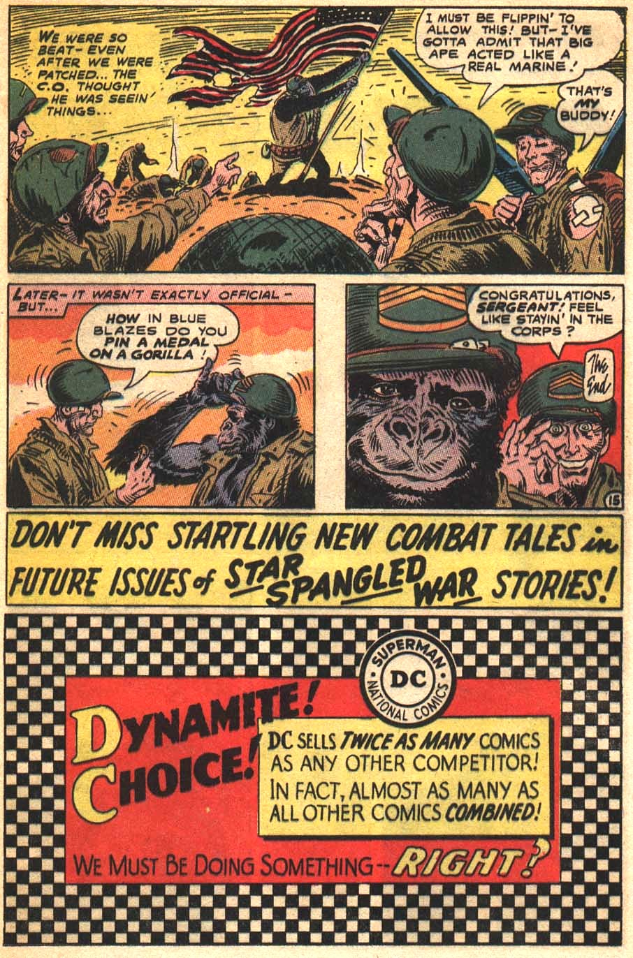 Read online Star Spangled War Stories (1952) comic -  Issue #126 - 21