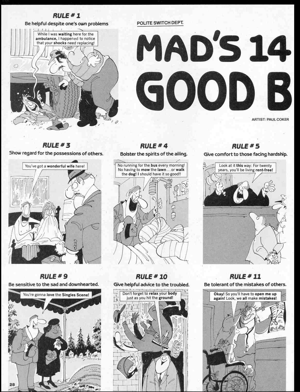 Read online MAD comic -  Issue #261 - 29