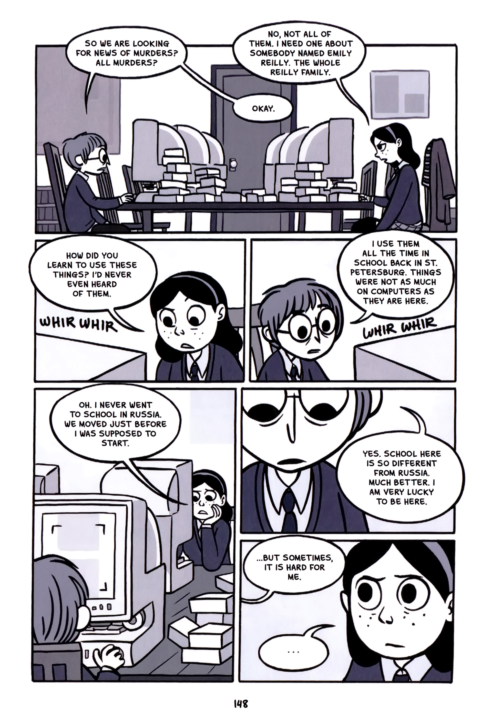 Read online Anya's Ghost comic -  Issue #1 - 149