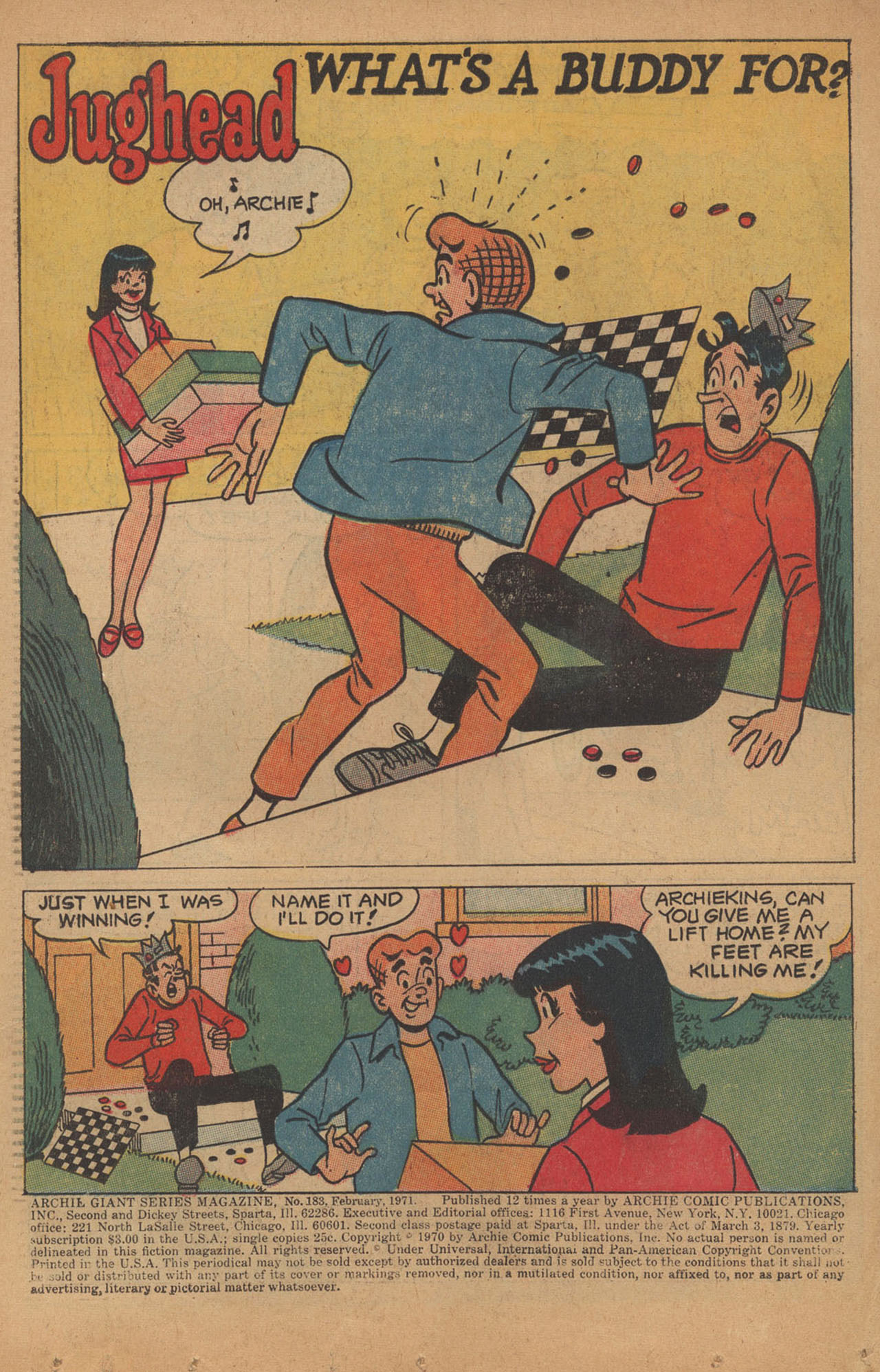 Read online Archie Giant Series Magazine comic -  Issue #183 - 3