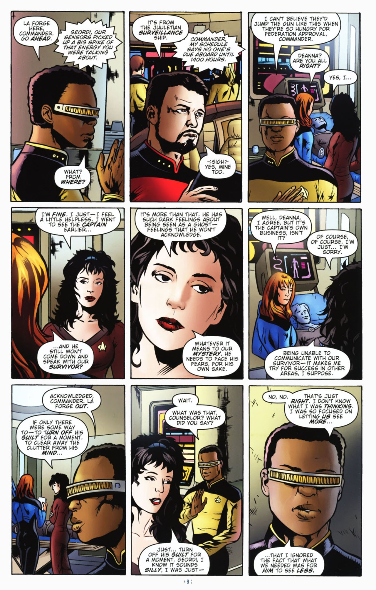 Read online Star Trek: The Next Generation: Ghosts comic -  Issue #2 - 11
