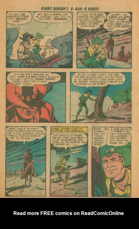 Read online Bobby Benson's B-Bar-B Riders comic -  Issue #10 - 21