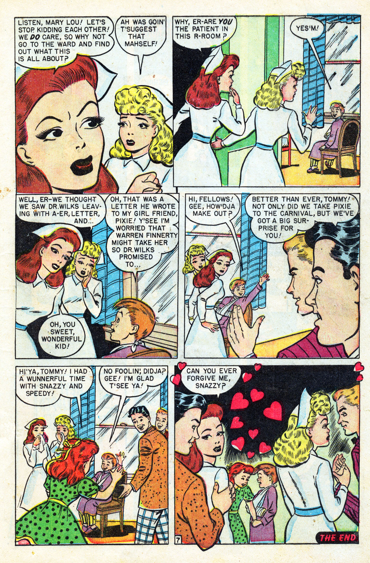 Read online Nellie The Nurse (1945) comic -  Issue #16 - 9