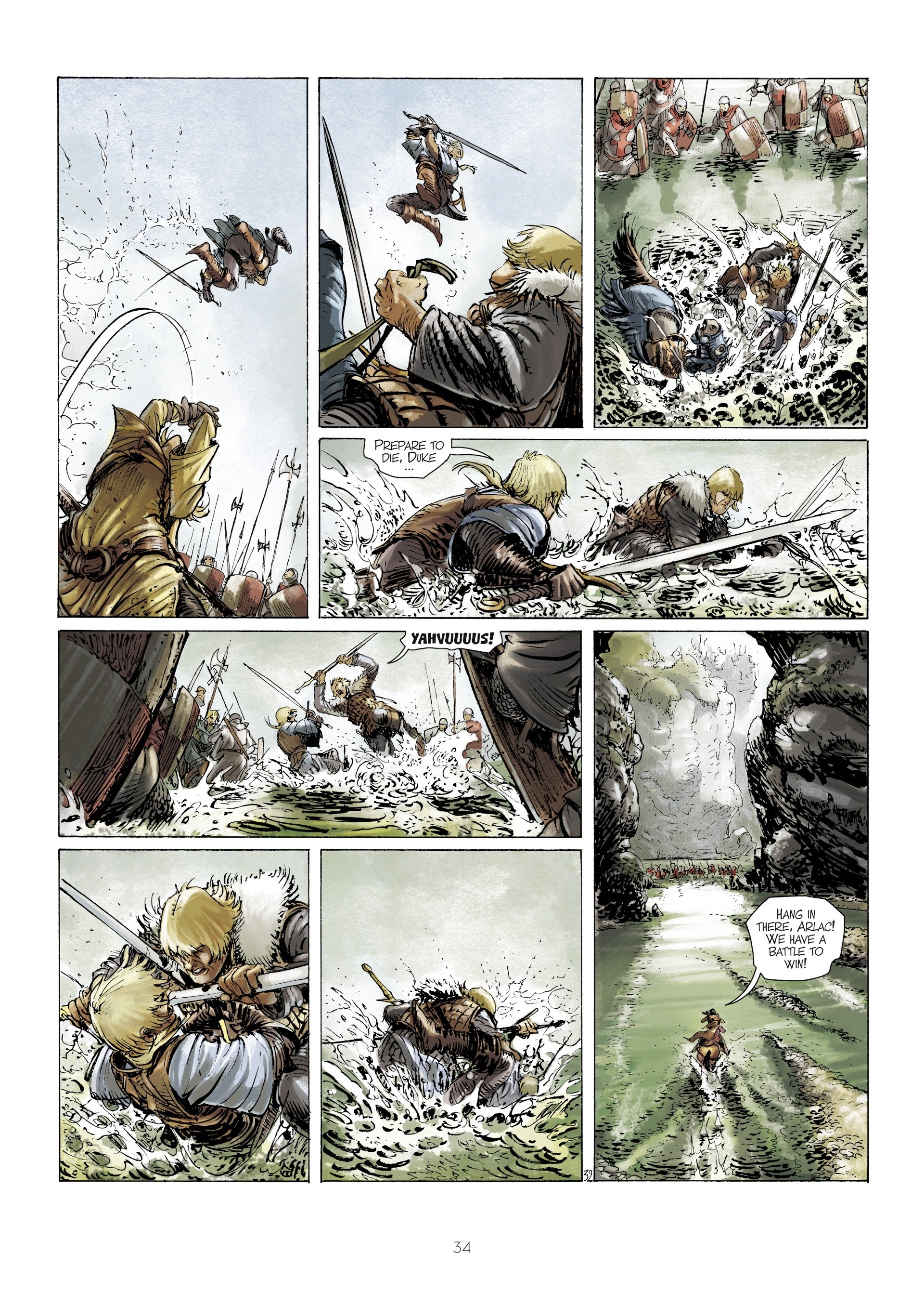 Read online Kriss of Valnor: Red as the Raheborg comic -  Issue # Full - 36