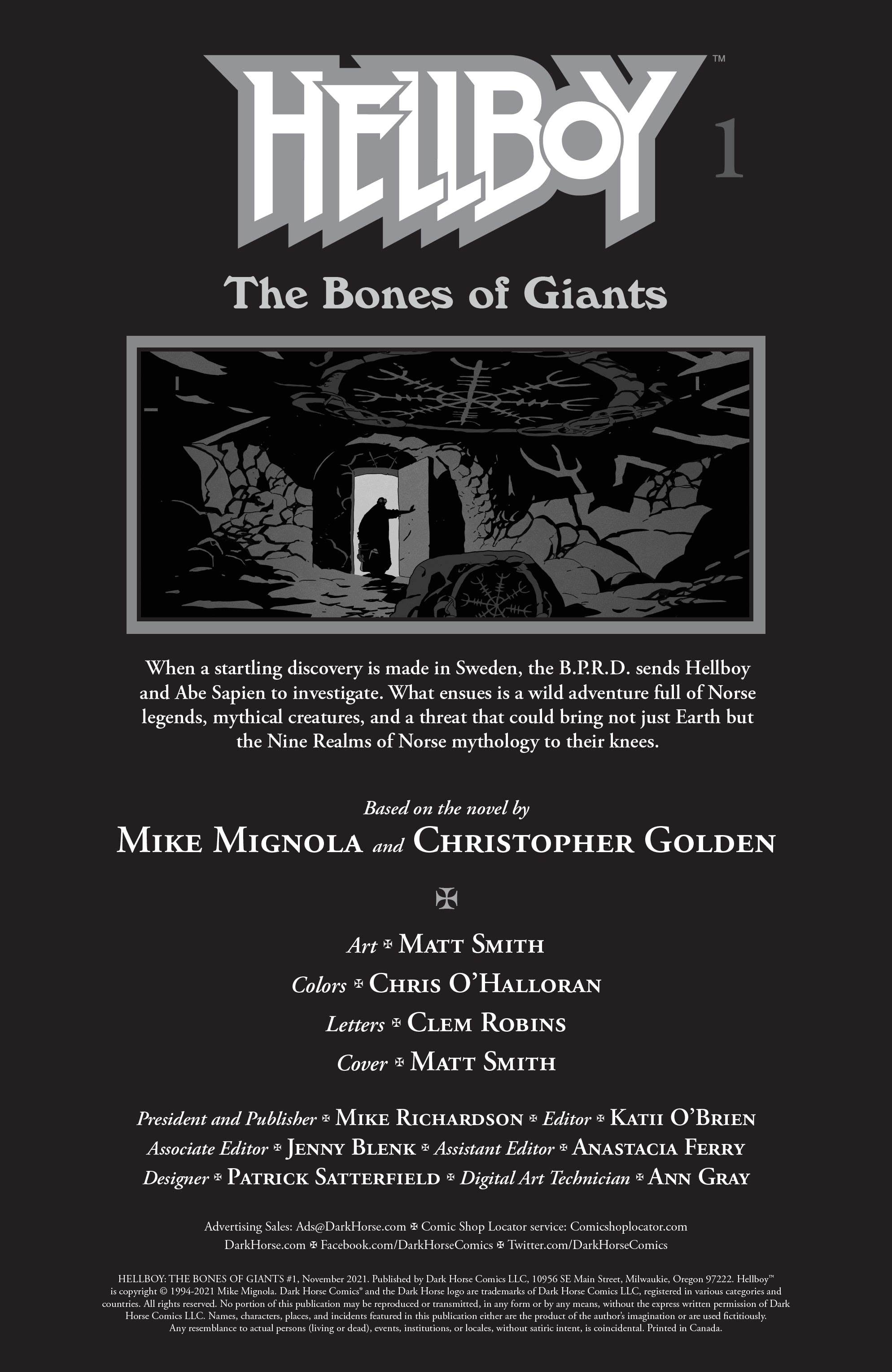 Read online Hellboy: The Bones of Giants comic -  Issue #1 - 2
