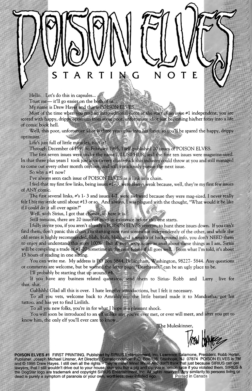 Read online Poison Elves (1995) comic -  Issue #1 - 4