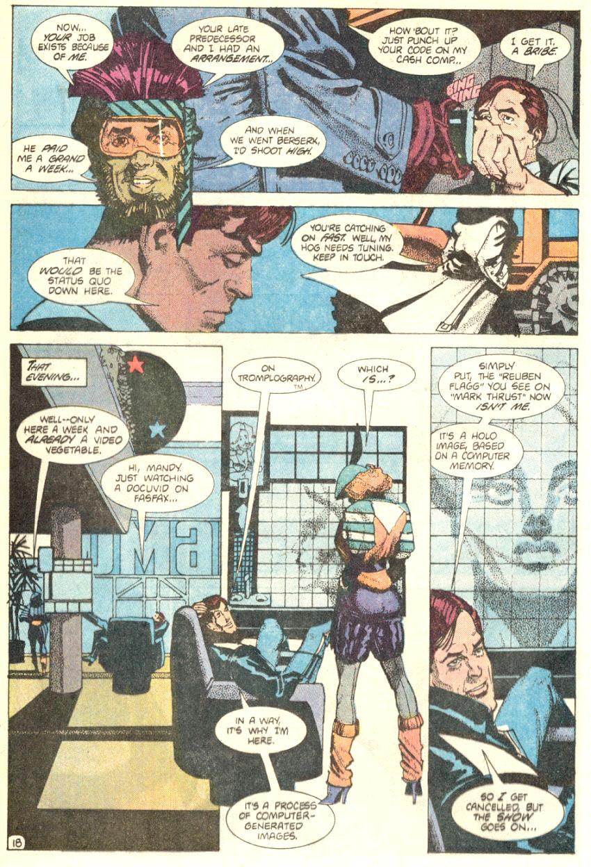 Read online American Flagg! comic -  Issue #1 - 19