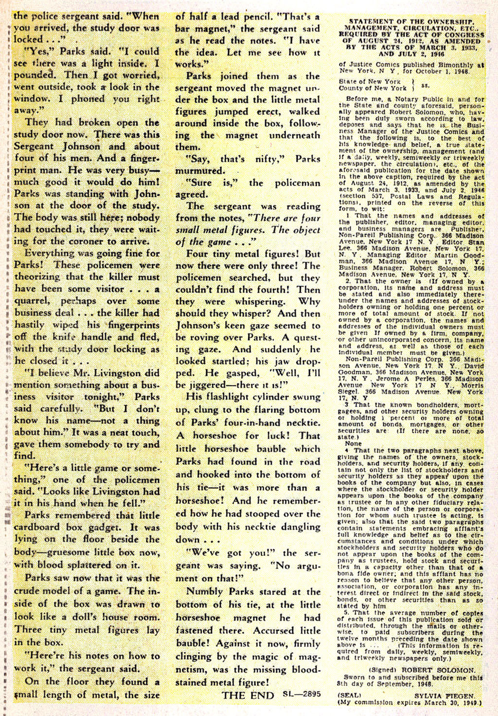 Read online Justice (1947) comic -  Issue #9 - 22