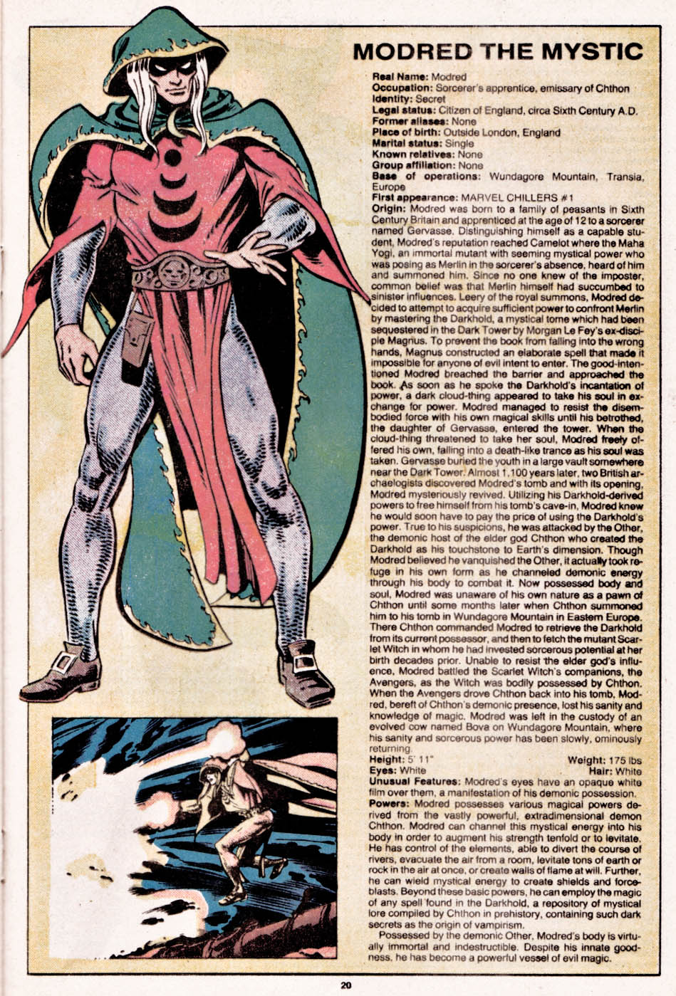 Read online The Official Handbook of the Marvel Universe comic -  Issue #7 - 21