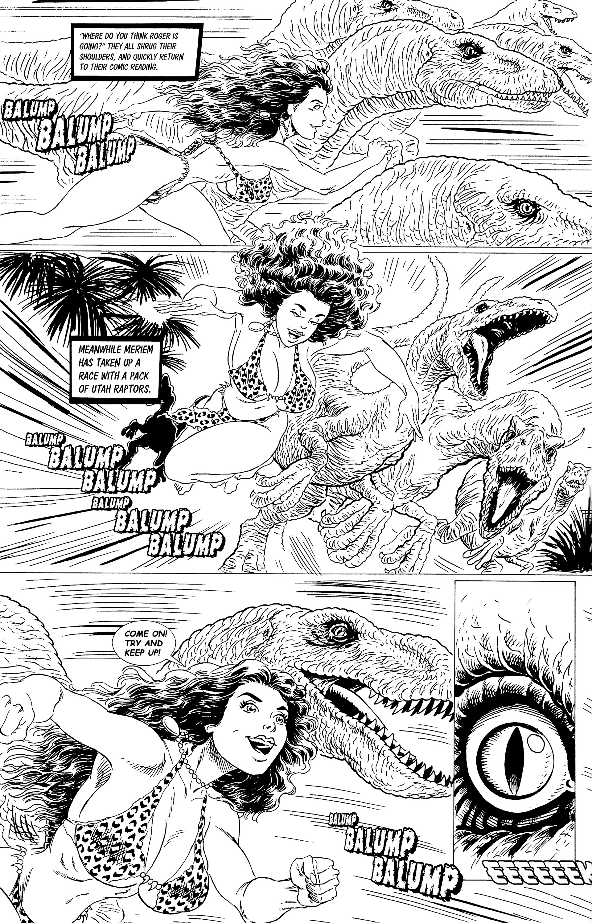 Read online Cavewoman: Hunt comic -  Issue #1 - 10