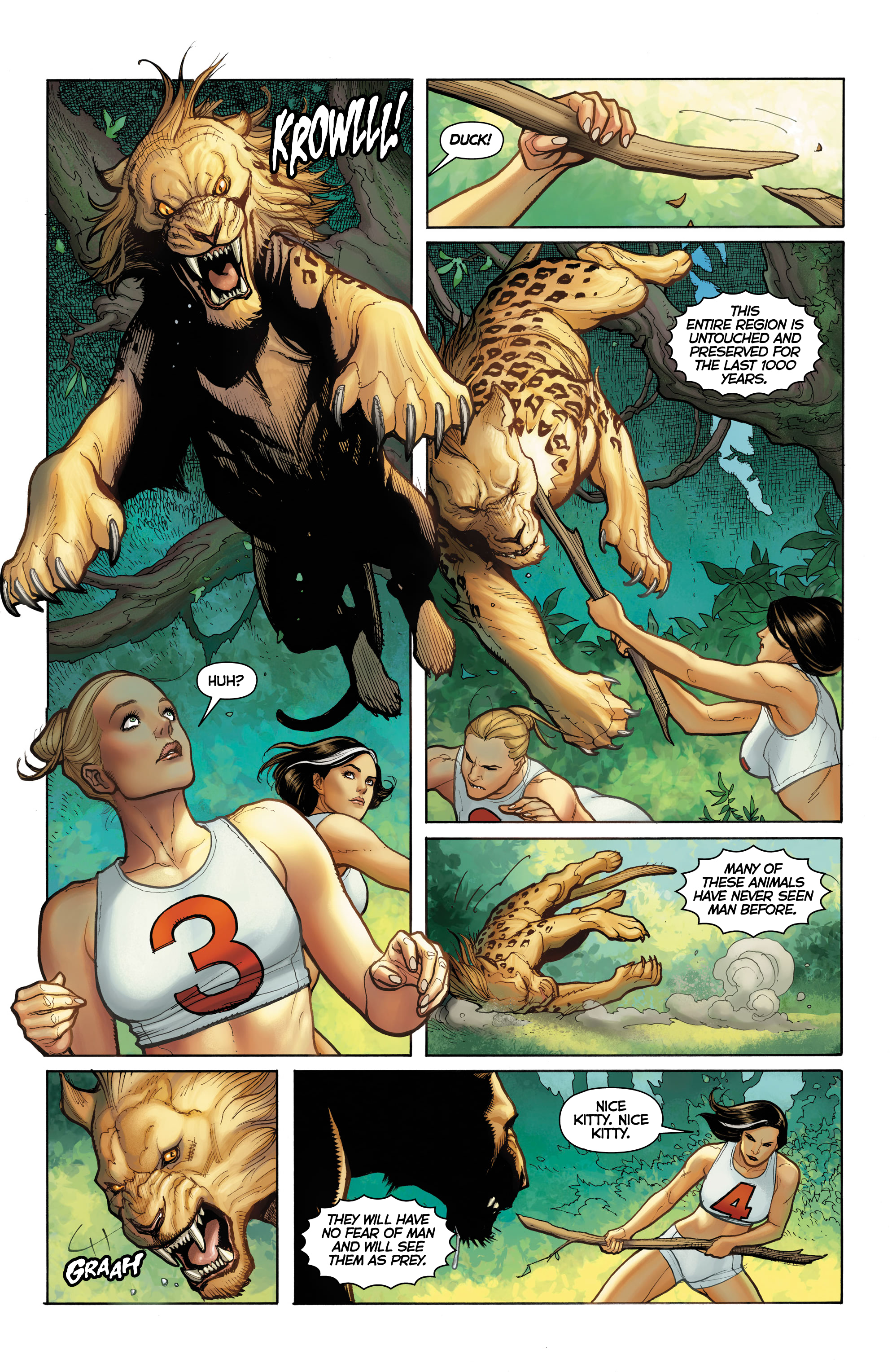 Read online Fight Girls comic -  Issue #1 - 12