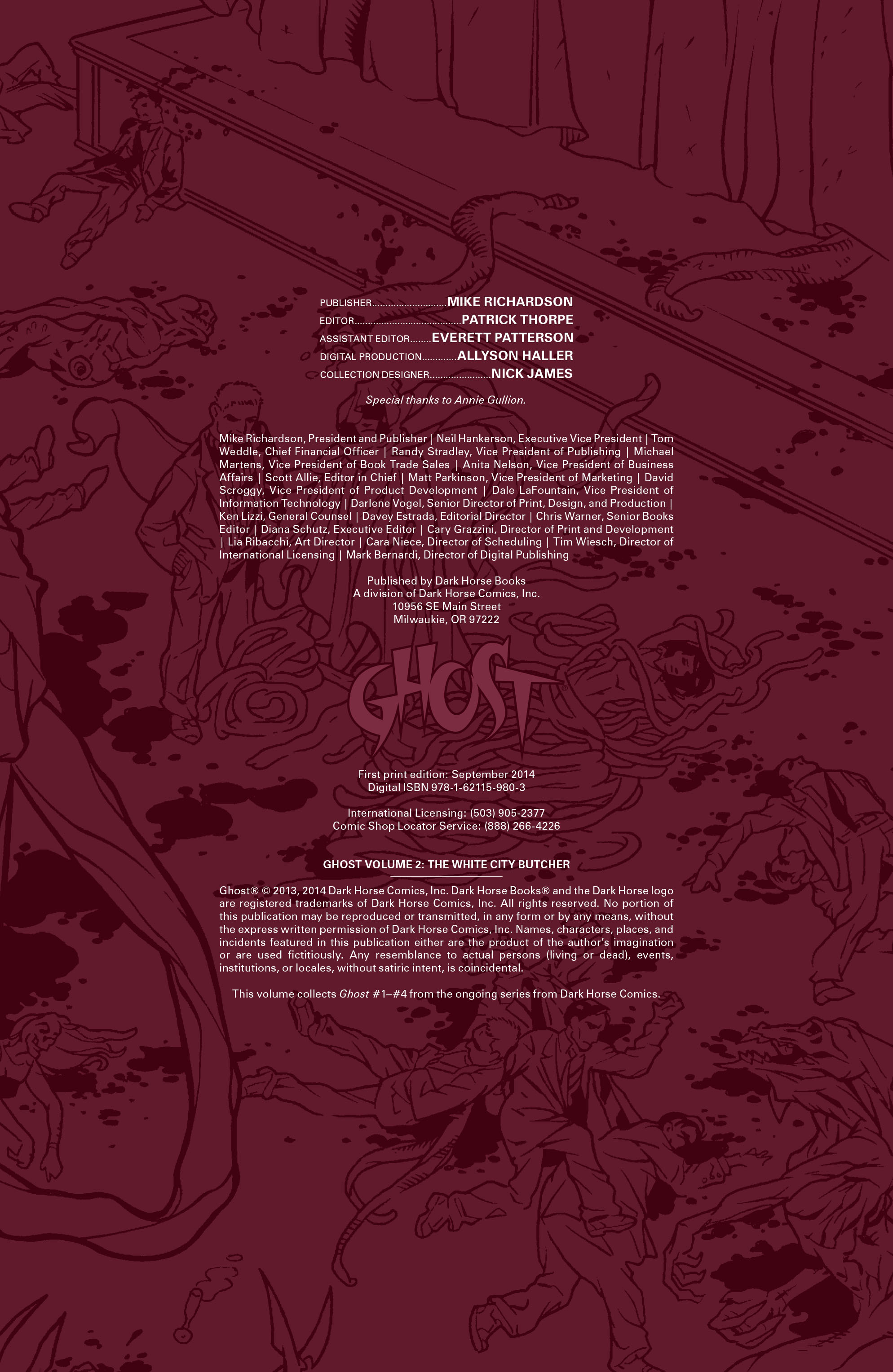 Read online Ghost (2013) comic -  Issue # TPB 1 - 5