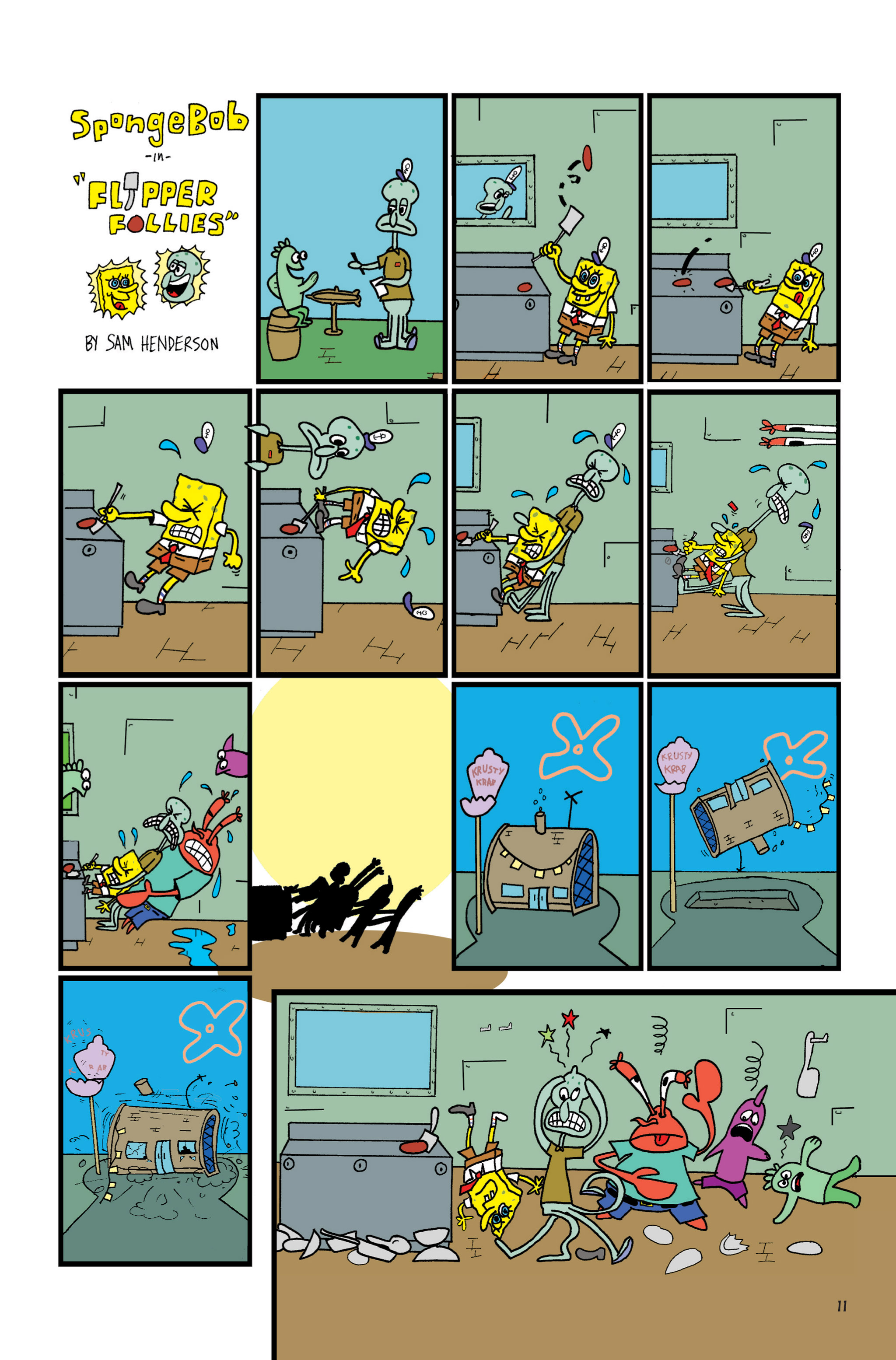 Read online Free Comic Book Day 2014 comic -  Issue # SpongeBob Freestyle Funnies 2014 - 13