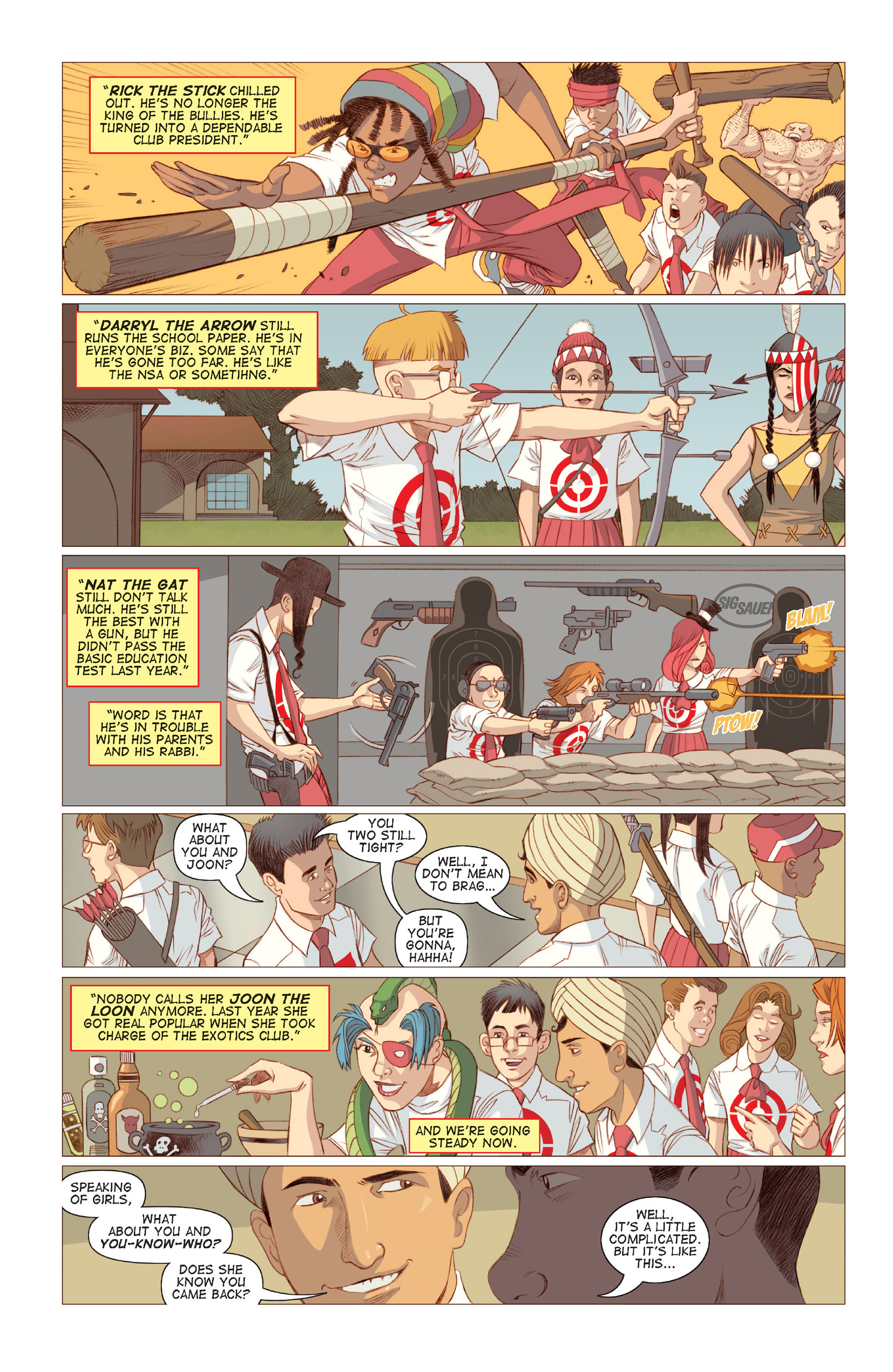 Read online Five Weapons comic -  Issue #6 - 8