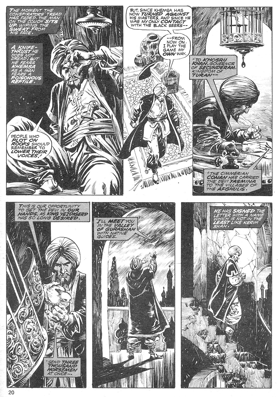 Read online The Savage Sword Of Conan comic -  Issue #16 - 20