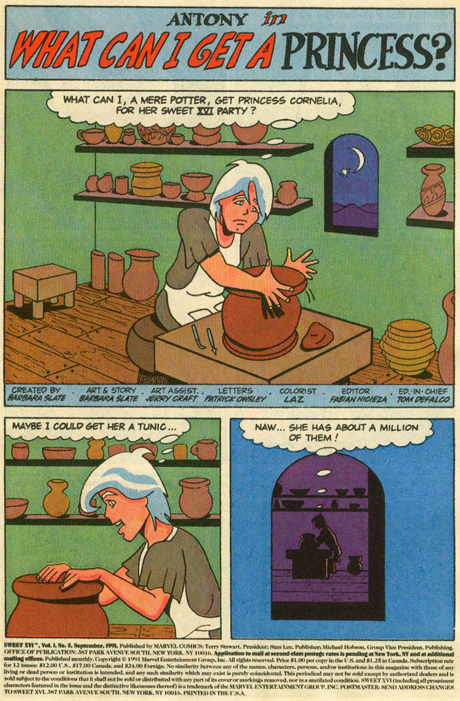Read online Sweet XVI comic -  Issue #5 - 2