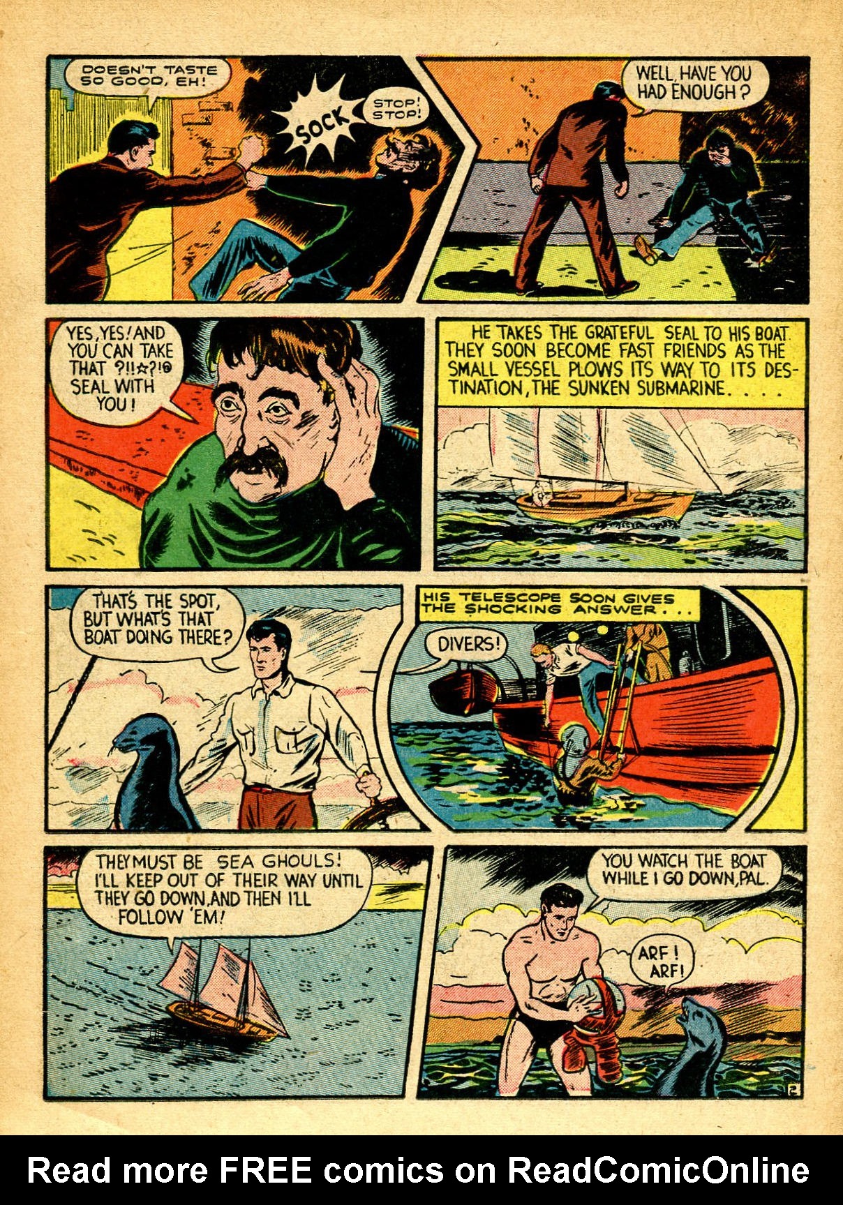 Read online Captain Flight Comics comic -  Issue #7 - 36