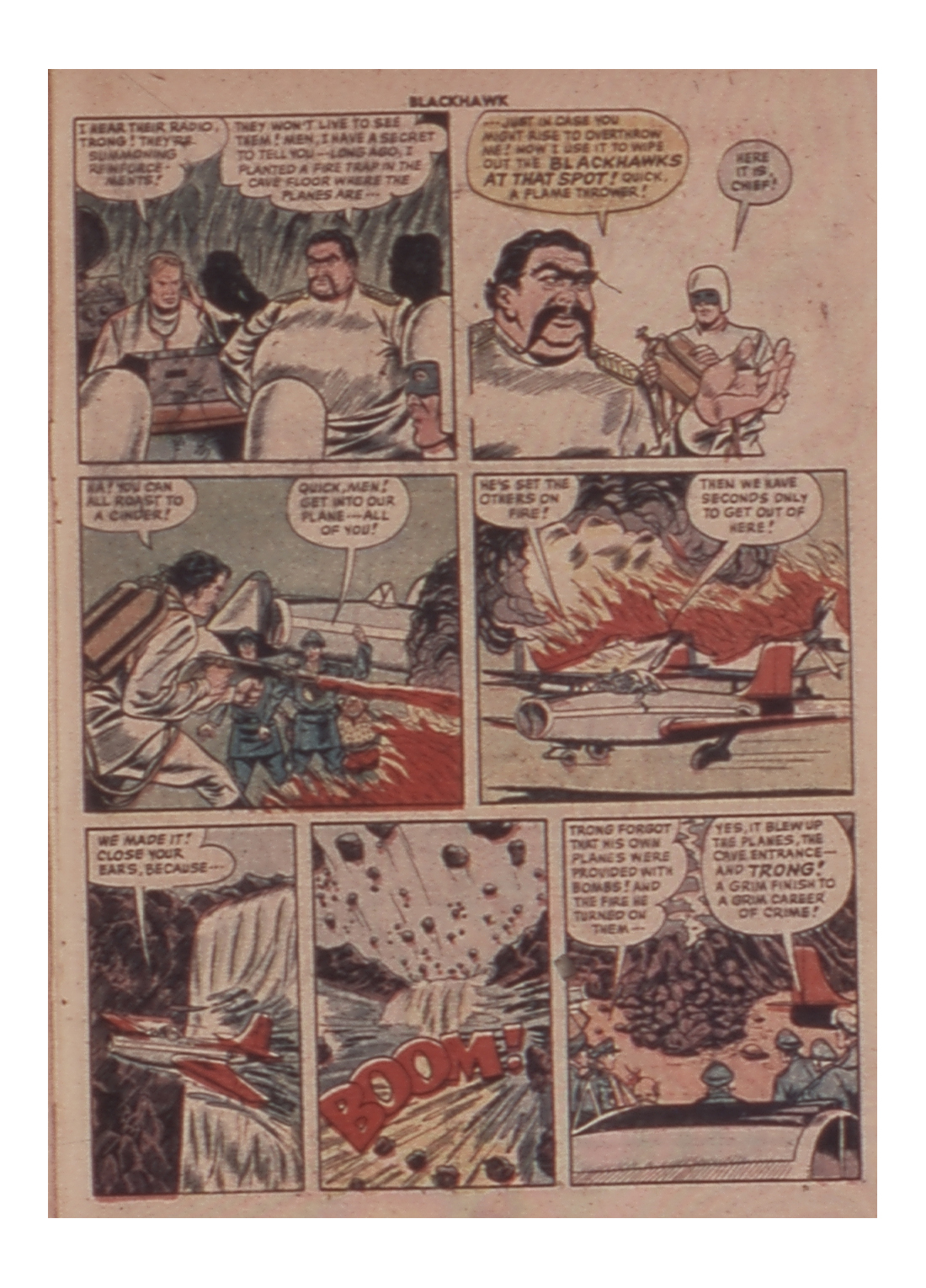 Read online Blackhawk (1957) comic -  Issue #29 - 31