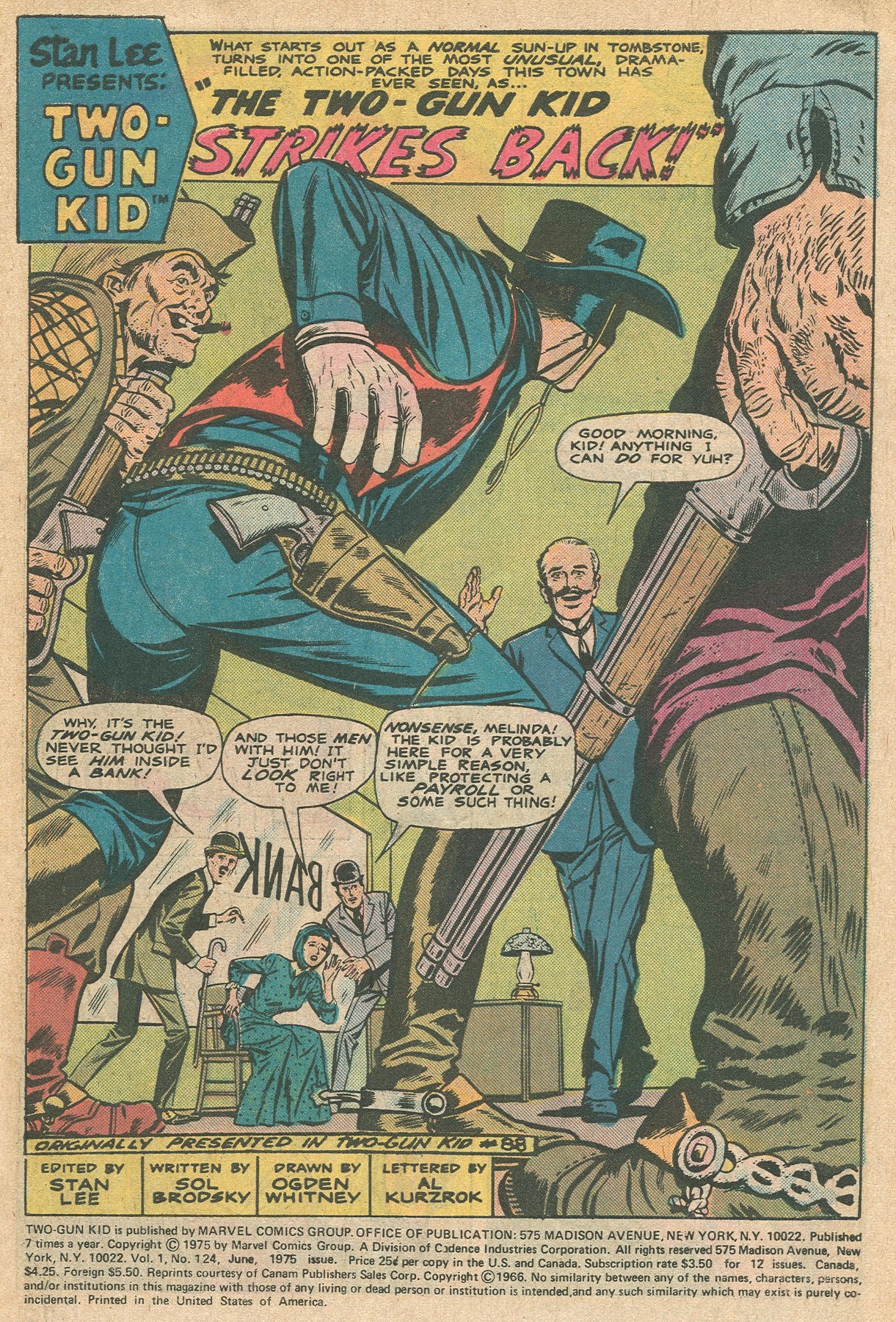 Read online Two-Gun Kid comic -  Issue #124 - 3