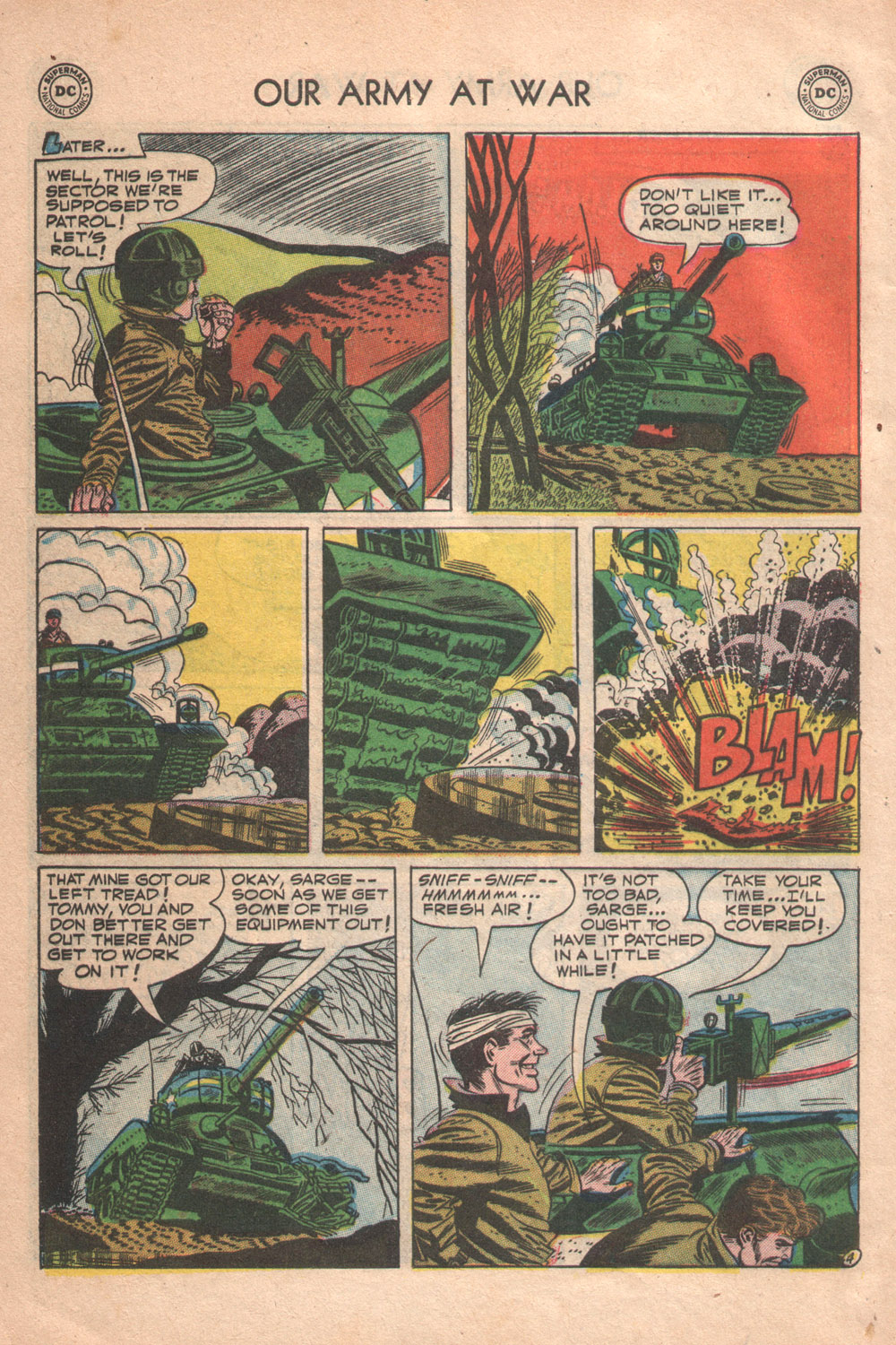 Read online Our Army at War (1952) comic -  Issue #4 - 32