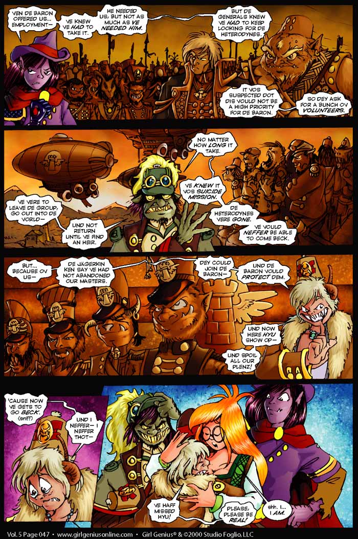 Read online Girl Genius (2002) comic -  Issue #5 - 47