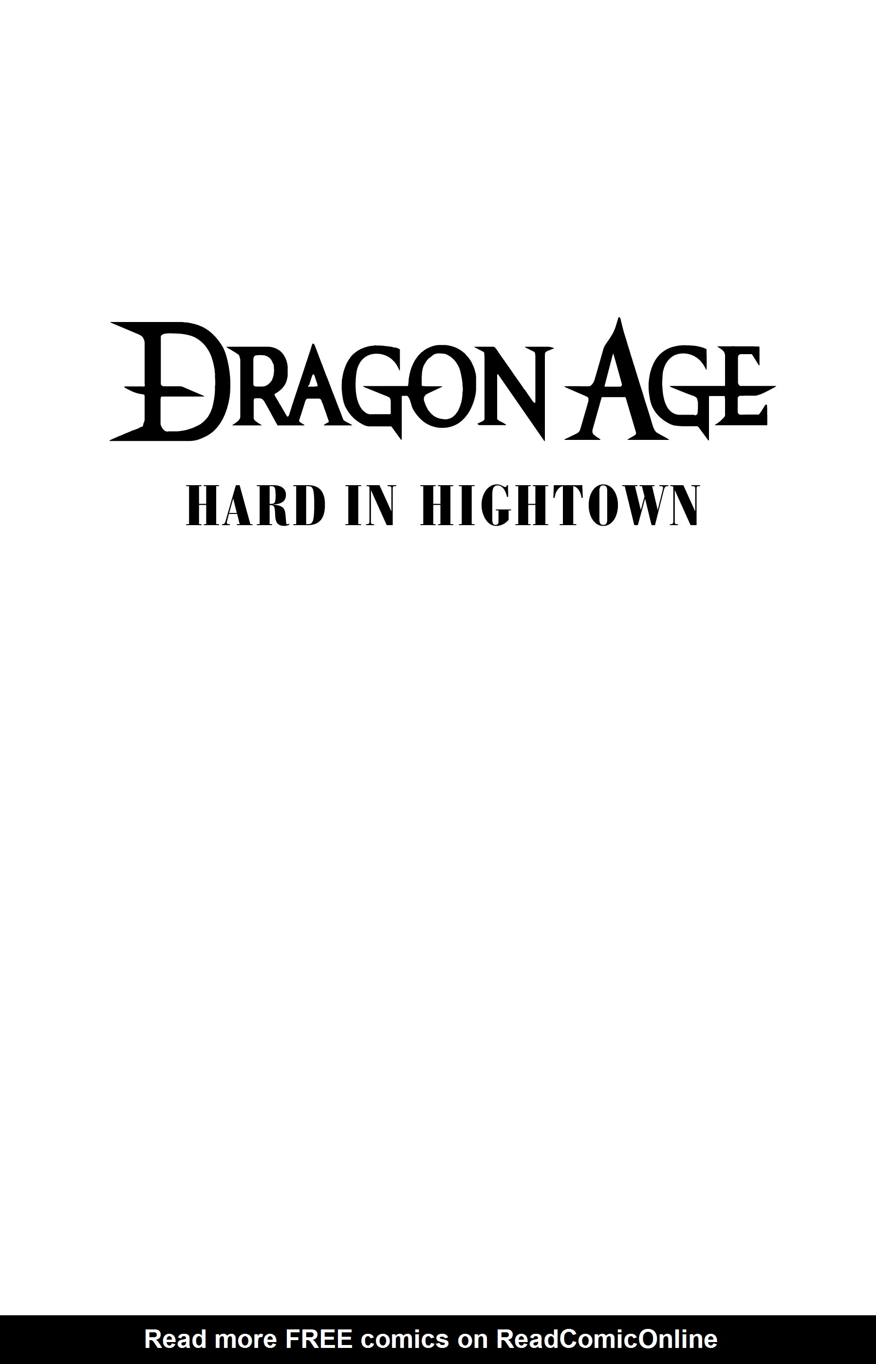 Read online Dragon Age: Hard in Hightown comic -  Issue # TPB - 3
