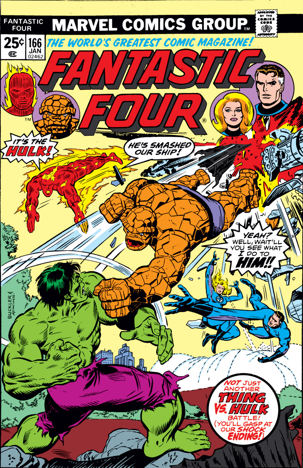 Read online Fantastic Four (1961) comic -  Issue #166 - 1