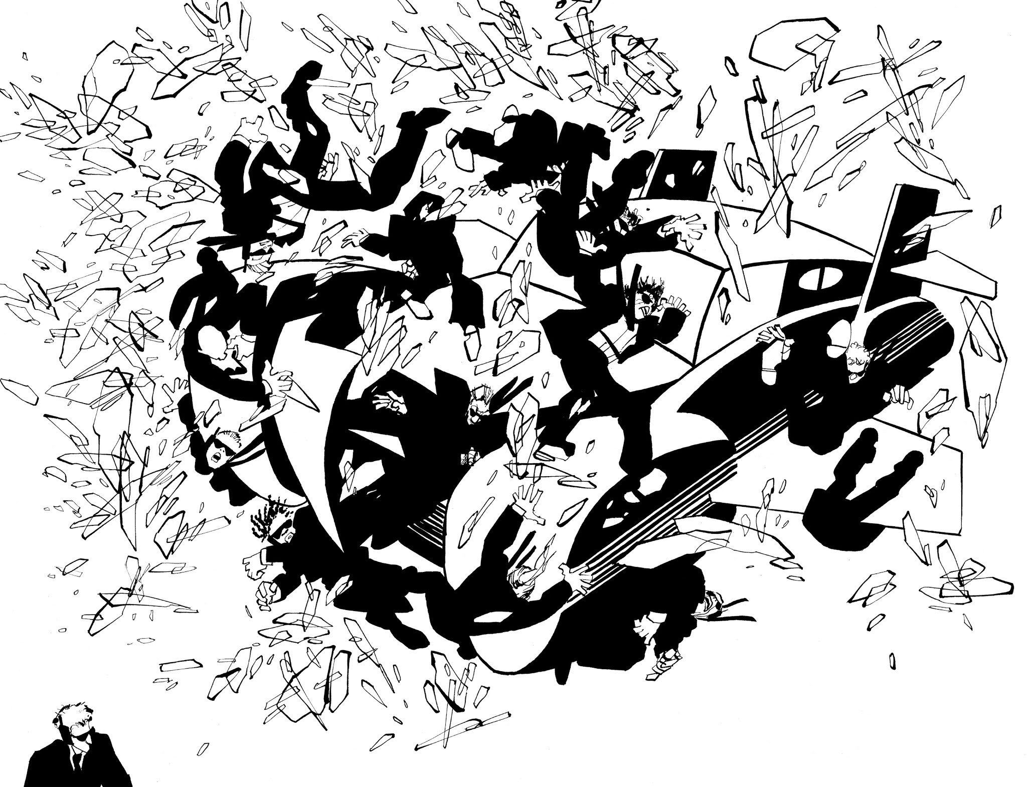 Read online Batman Noir: The Dark Knight Strikes Again comic -  Issue # TPB (Part 1) - 94