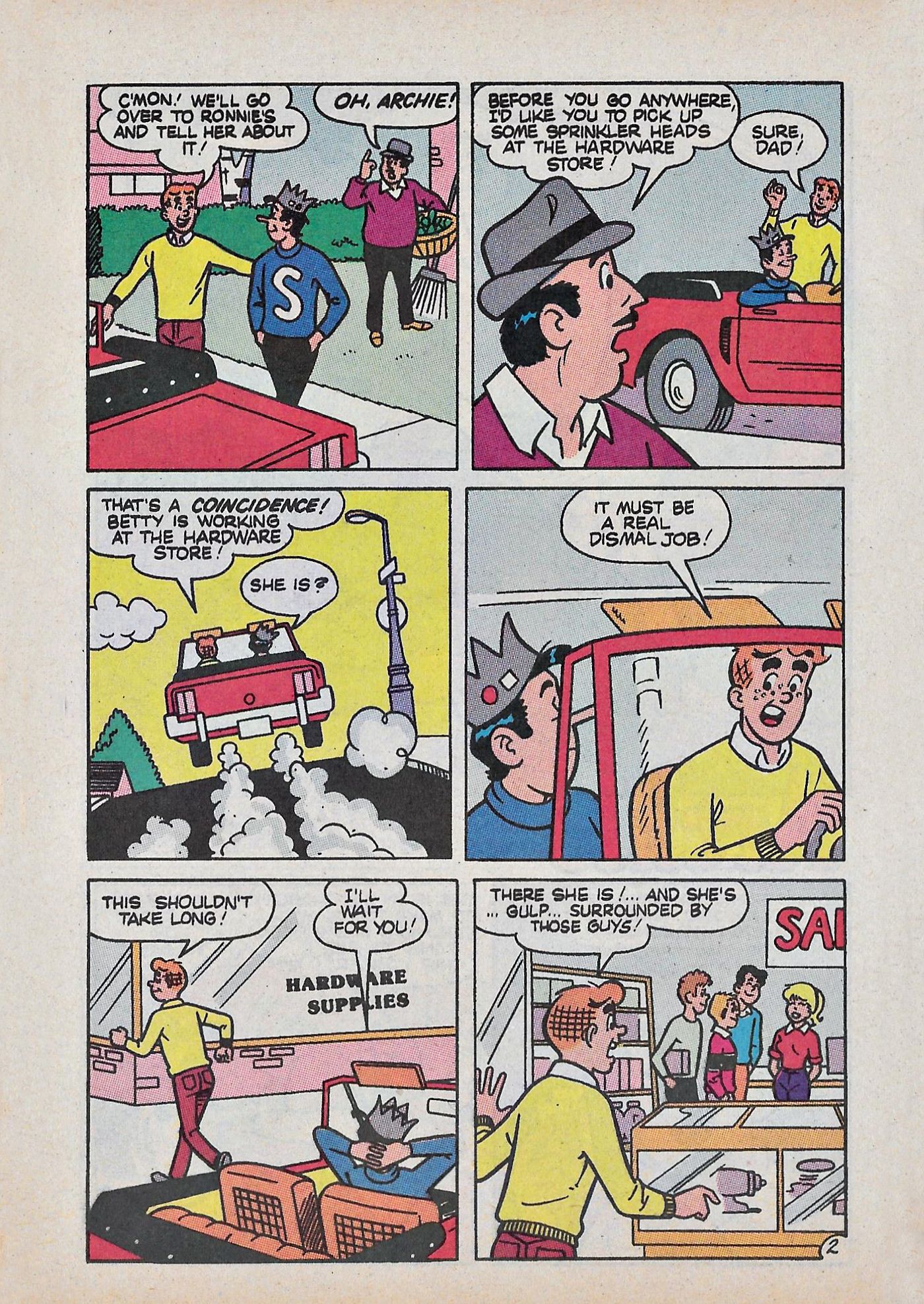 Read online Betty and Veronica Digest Magazine comic -  Issue #56 - 74