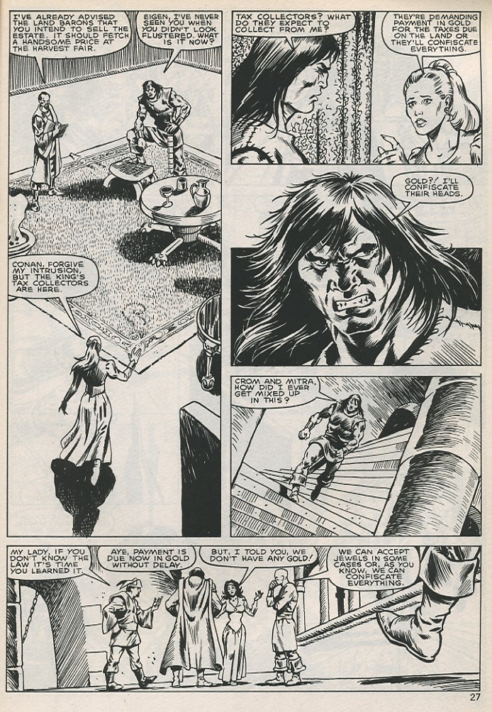 Read online The Savage Sword Of Conan comic -  Issue #130 - 27