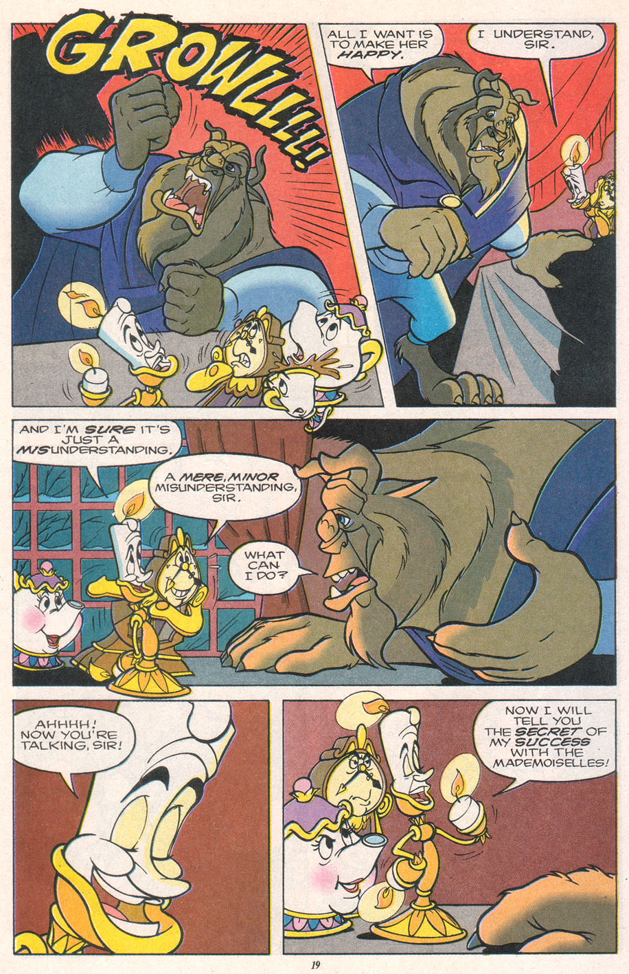 Read online Disney's Beauty and the Beast comic -  Issue #11 - 19