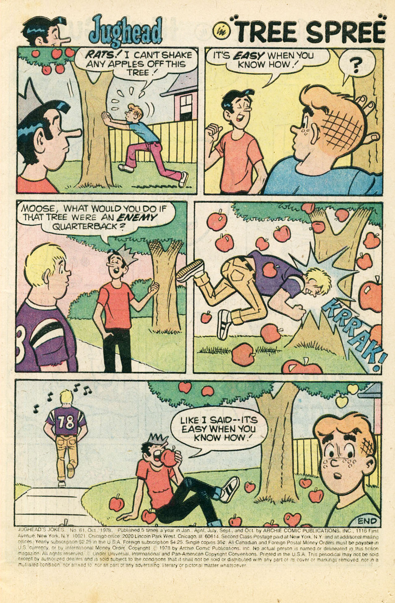 Read online Jughead's Jokes comic -  Issue #61 - 3