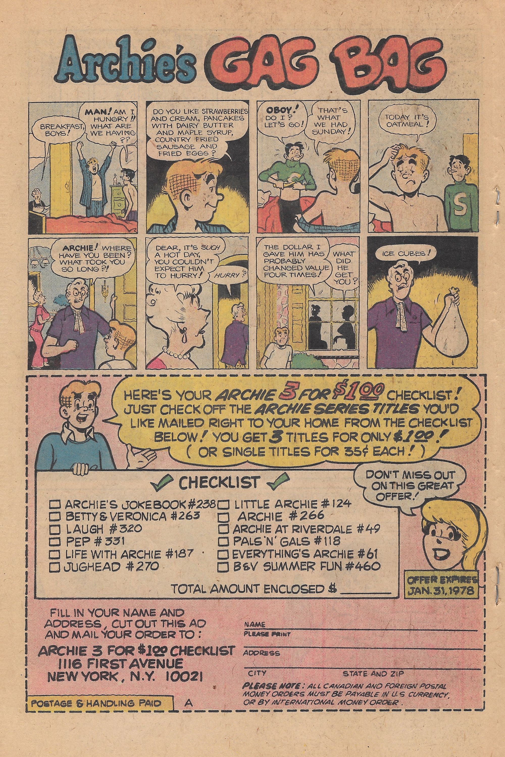 Read online Archie's TV Laugh-Out comic -  Issue #53 - 18