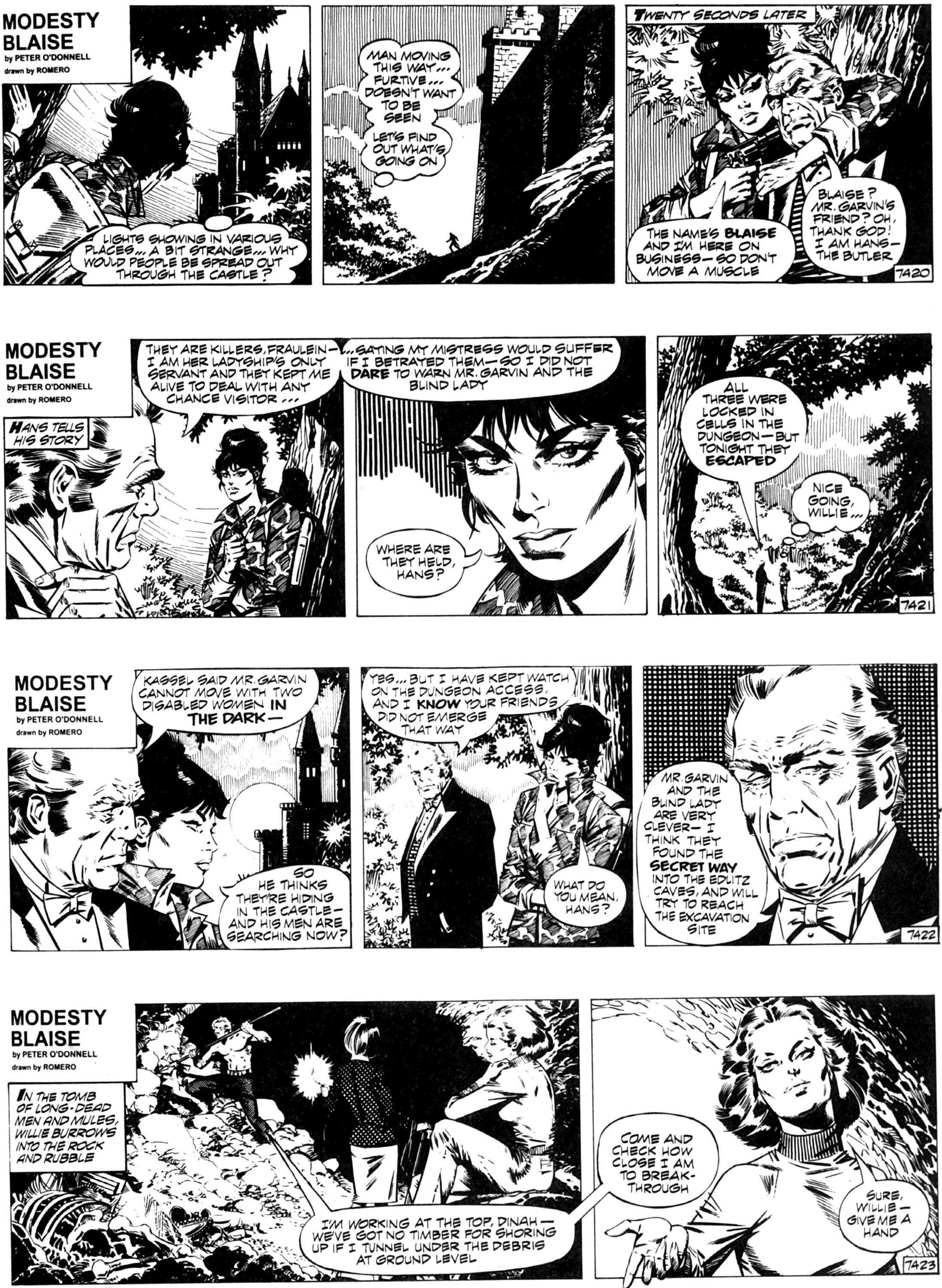 Read online Modesty Blaise: Lady in the Dark comic -  Issue # Full - 26