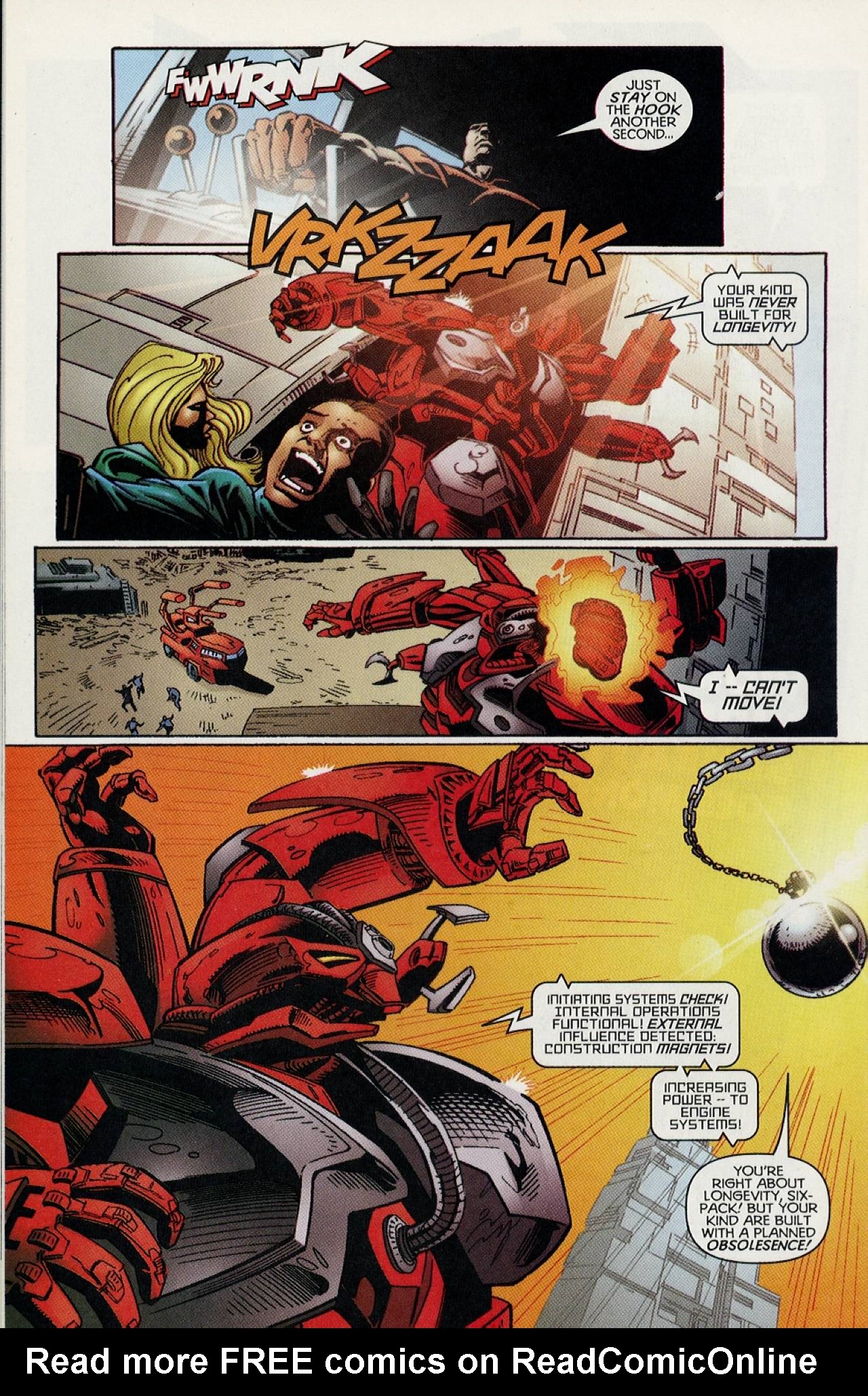 Read online Magnus Robot Fighter (1997) comic -  Issue #15 - 18
