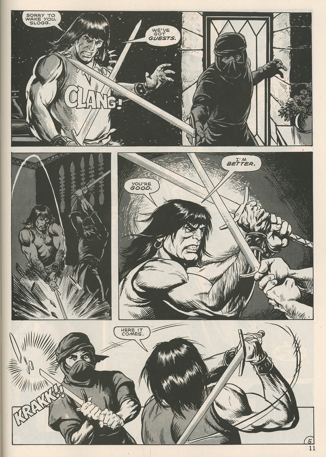 Read online The Savage Sword Of Conan comic -  Issue #125 - 11