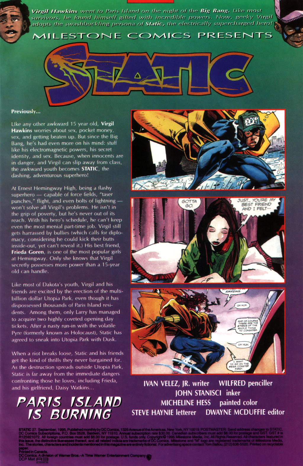 Read online Static comic -  Issue #27 - 2