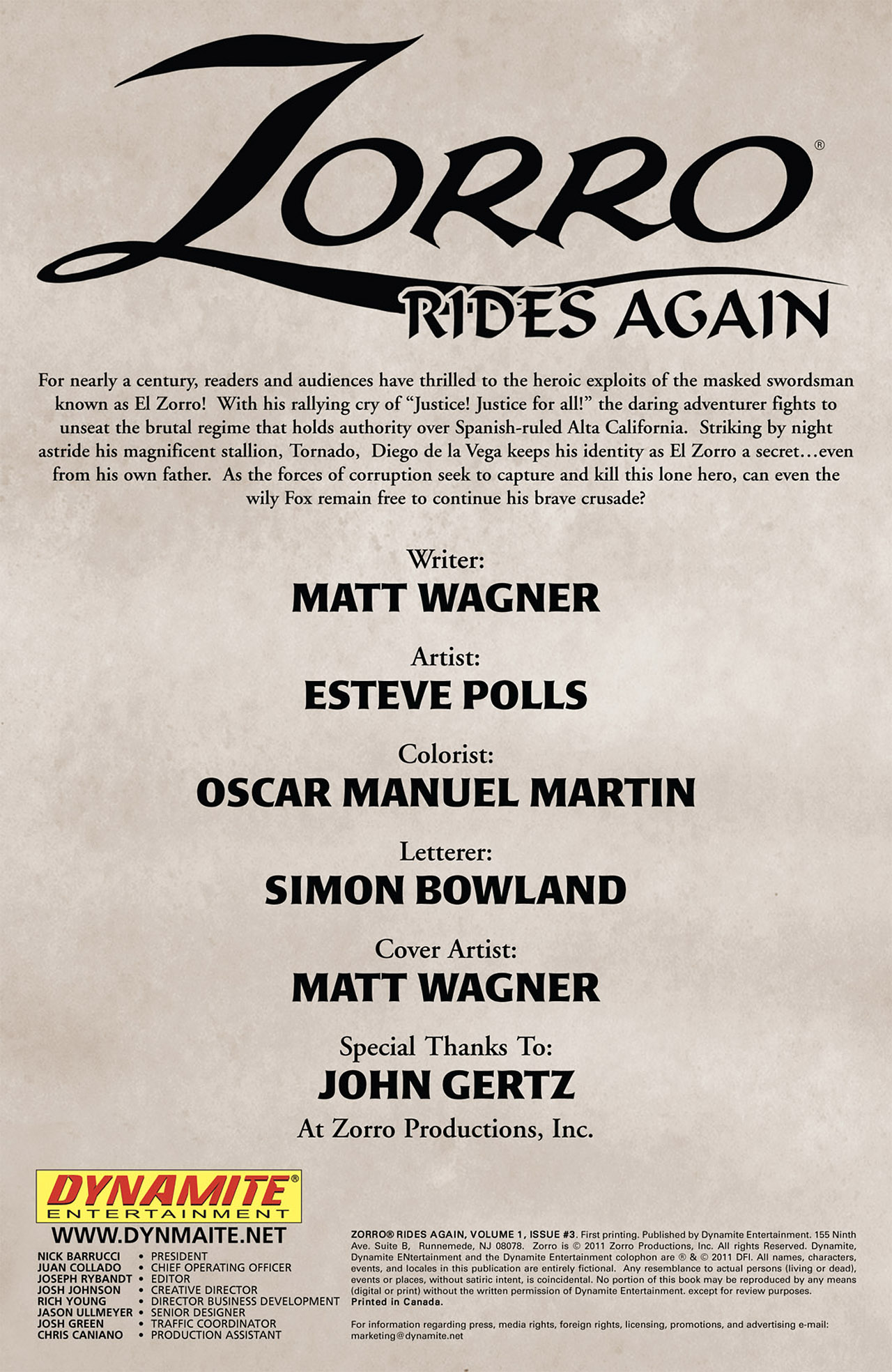 Read online Zorro Rides Again comic -  Issue #3 - 2