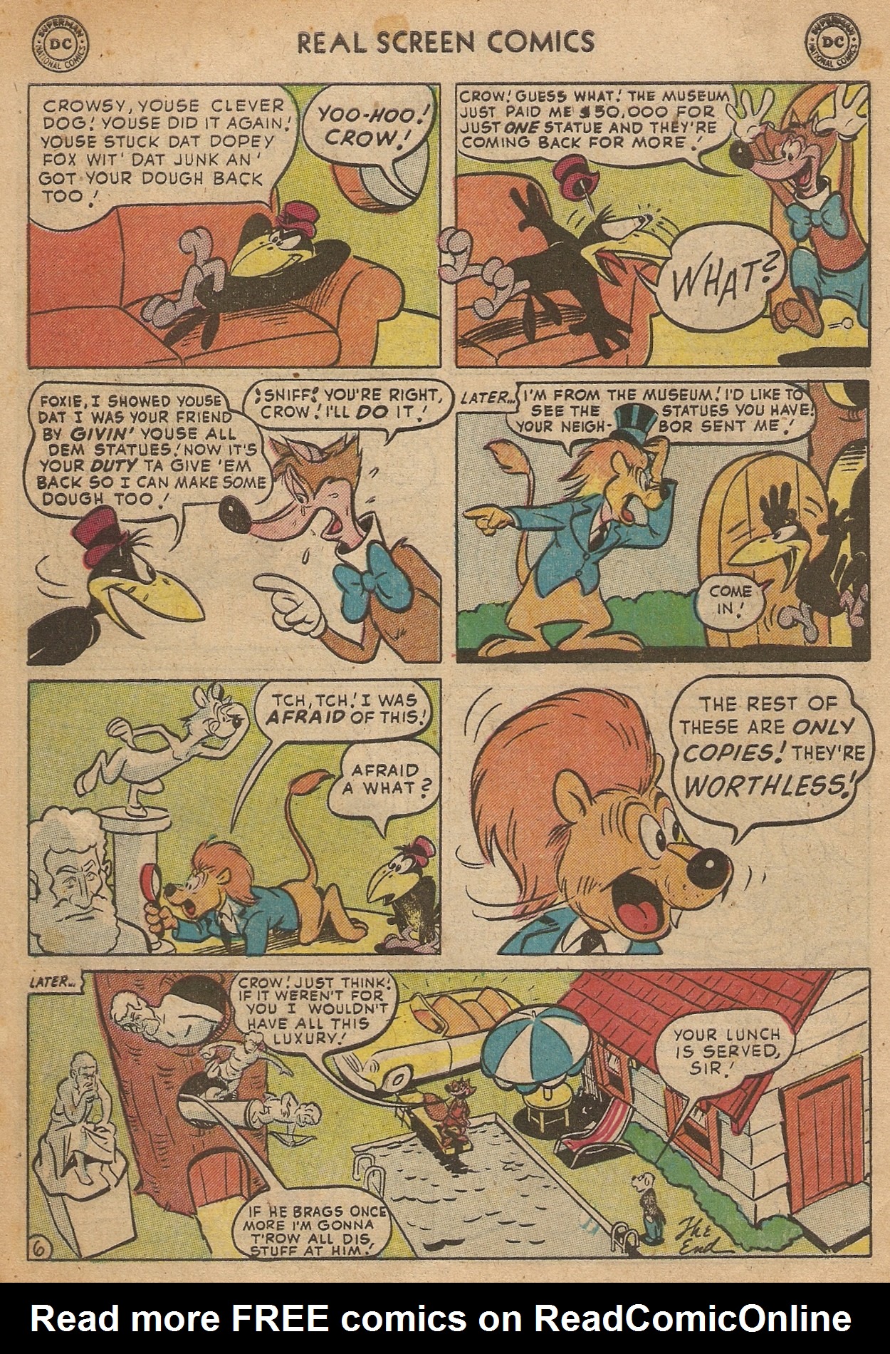 Read online Real Screen Comics comic -  Issue #54 - 34
