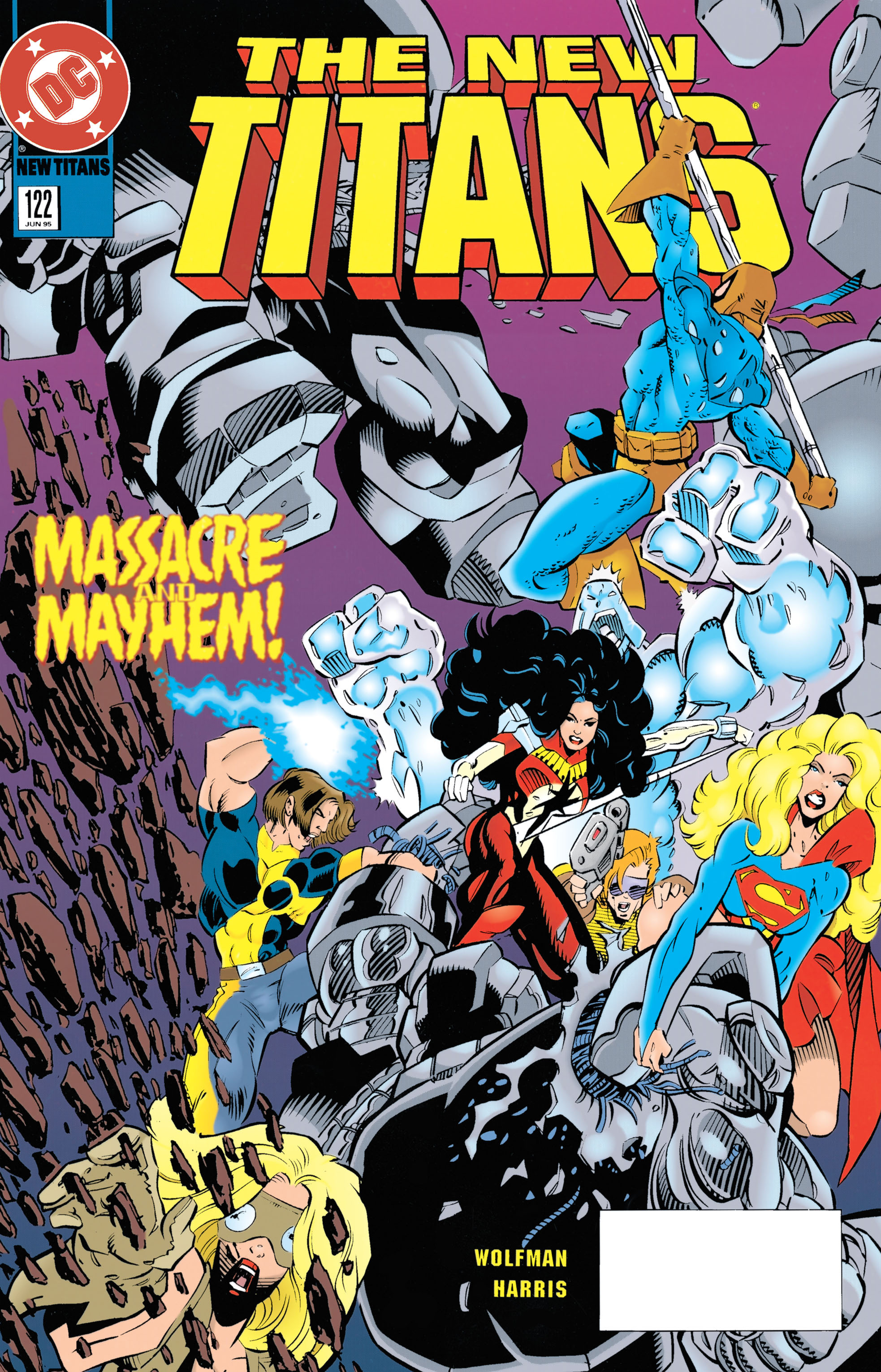 Read online The New Titans (1988) comic -  Issue #122 - 1