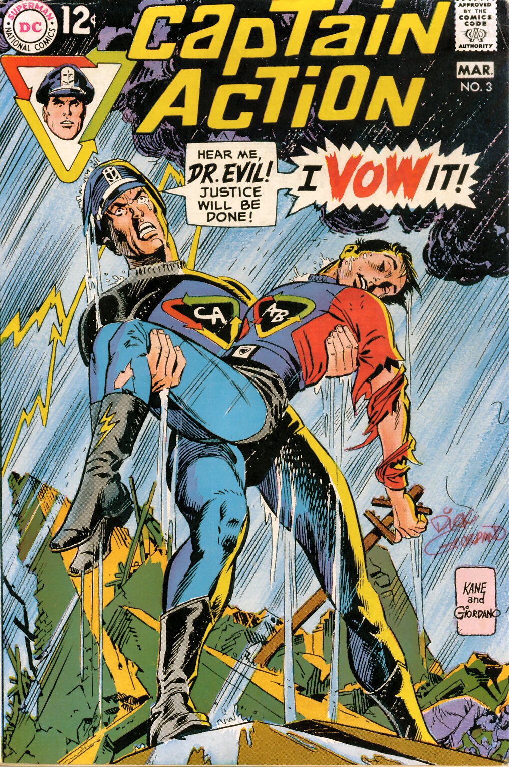 Read online Captain Action comic -  Issue #3 - 1